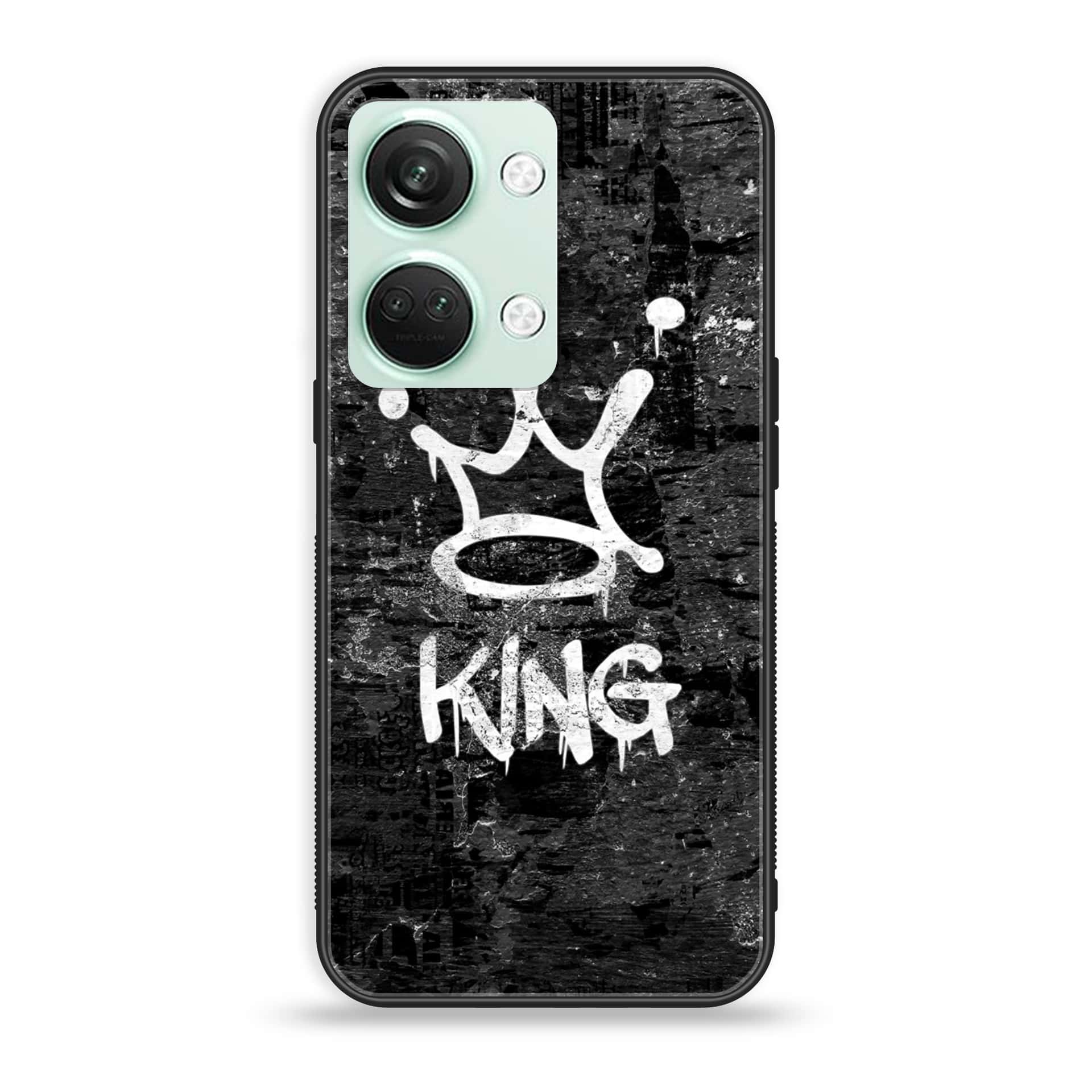 OnePlus Nord 3 5G - King Series V 2.0 - Premium Printed Glass soft Bumper shock Proof Case