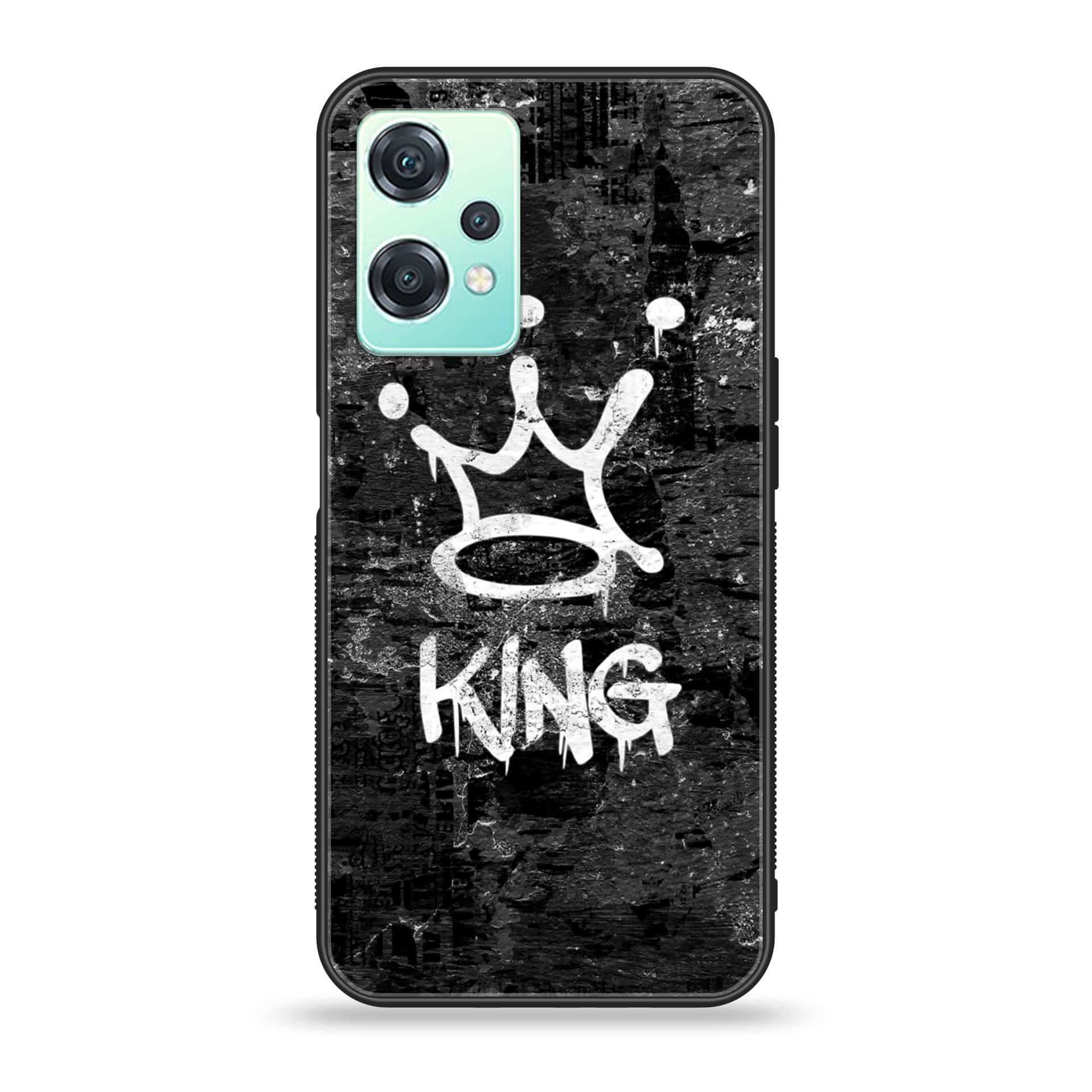 OnePlus Nord CE 2 Lite - King Series V 2.0 - Premium Printed Glass soft Bumper shock Proof Case
