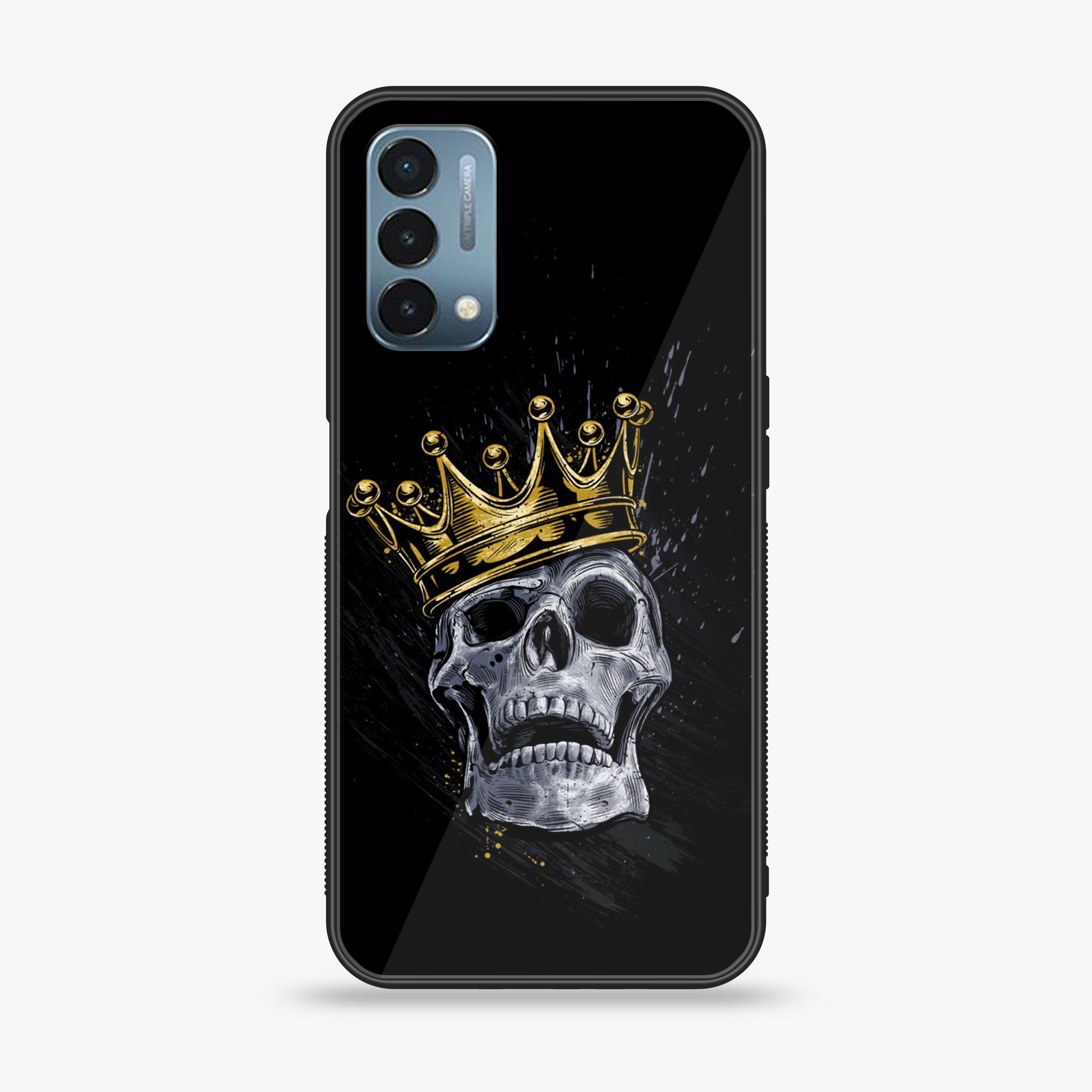 OnePlus Nord N200 5G - King Series V 2.0 - Premium Printed Glass soft Bumper shock Proof Case