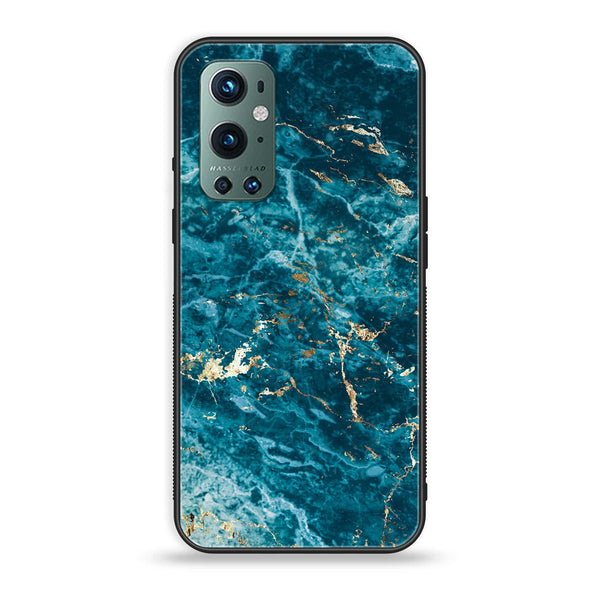 OnePlus 9 Pro - Blue Marble Series V 2.0 - Premium Printed Glass soft Bumper shock Proof Case