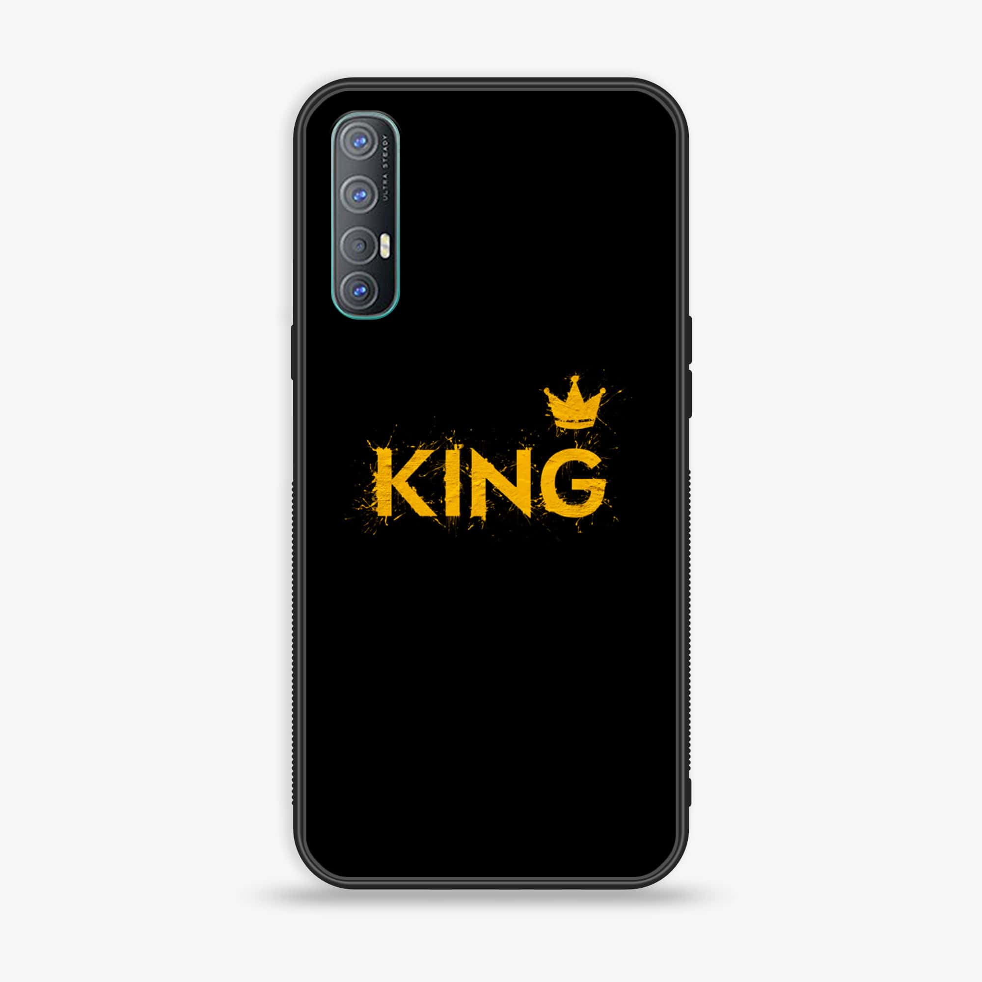 Oppo Find X2 Neo - King Series - Premium Printed Glass soft Bumper shock Proof Case