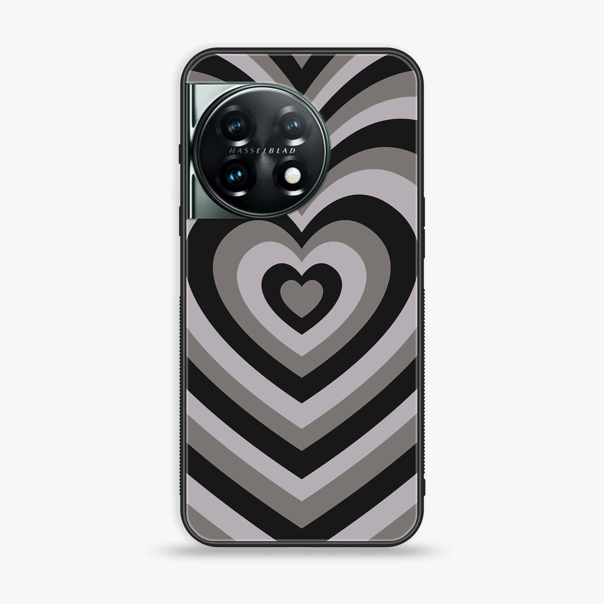 OnePlus 11R -Heart Beat Series- Premium Printed Glass soft Bumper shock Proof Case