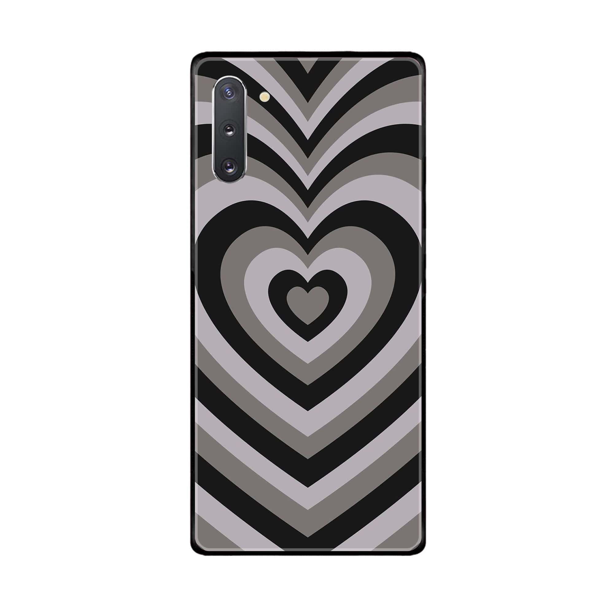 Samsung Galaxy Note 10 5G Heart Beat Series Premium Printed Glass soft Bumper shock Proof Case
