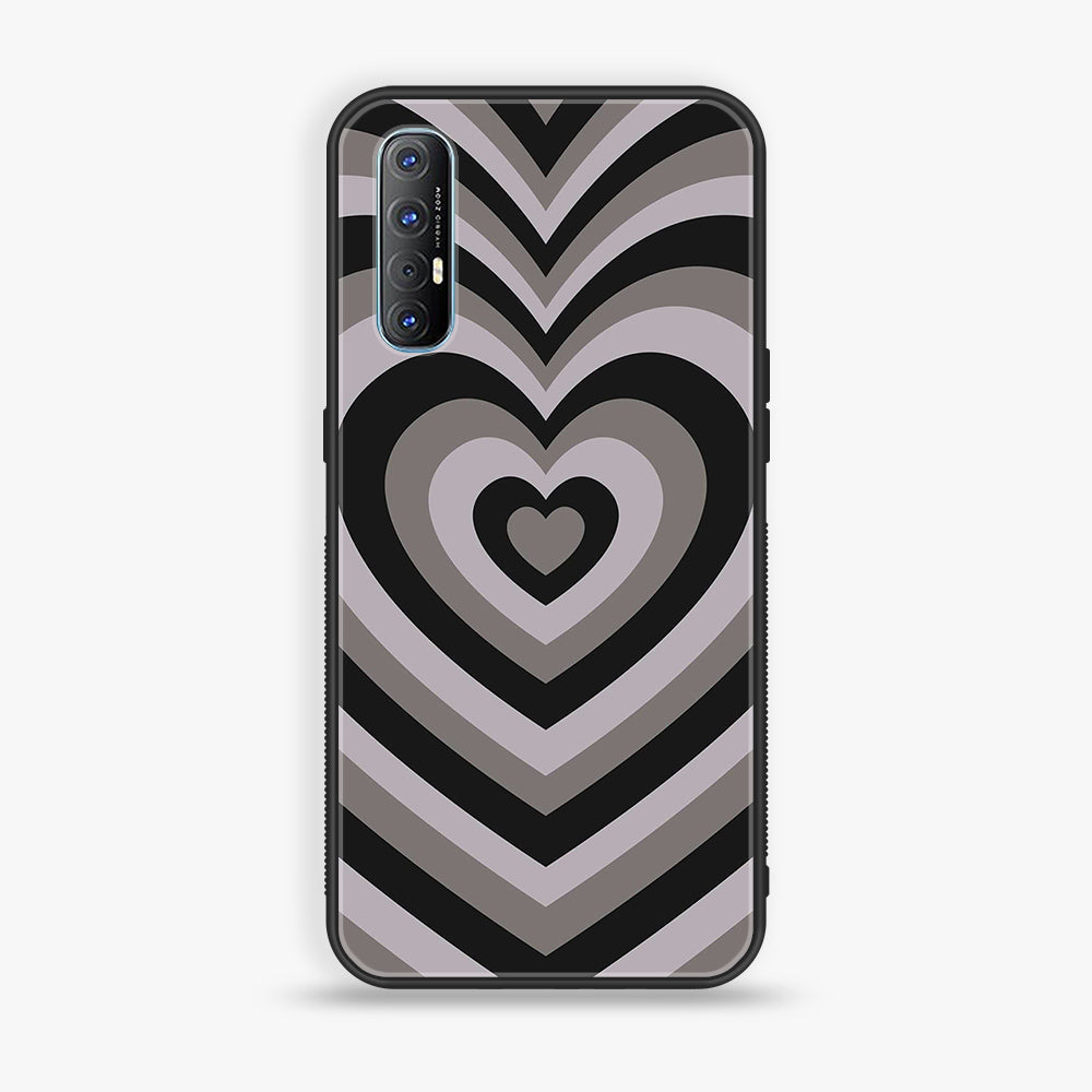 Oppo Find X2 Neo - Heart Beat Series - Premium Printed Glass soft Bumper shock Proof Case