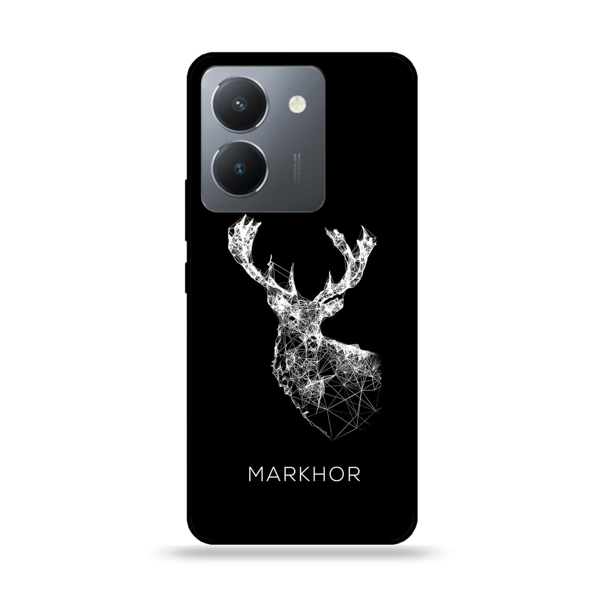 Vivo Y36 - Markhor Series - Premium Printed Glass soft Bumper shock Proof Case