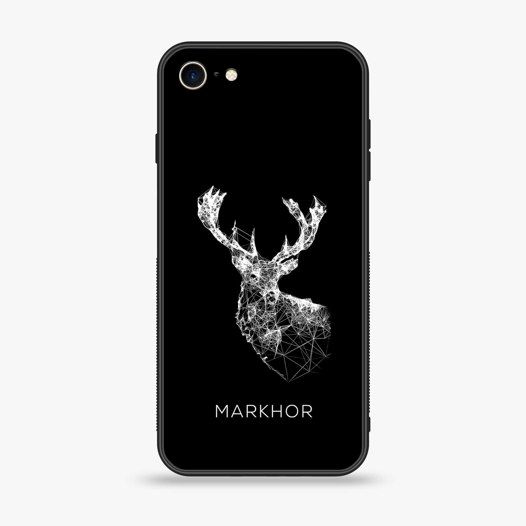 iPhone SE 2020 - Markhor  Series - Premium Printed Glass soft Bumper shock Proof Case