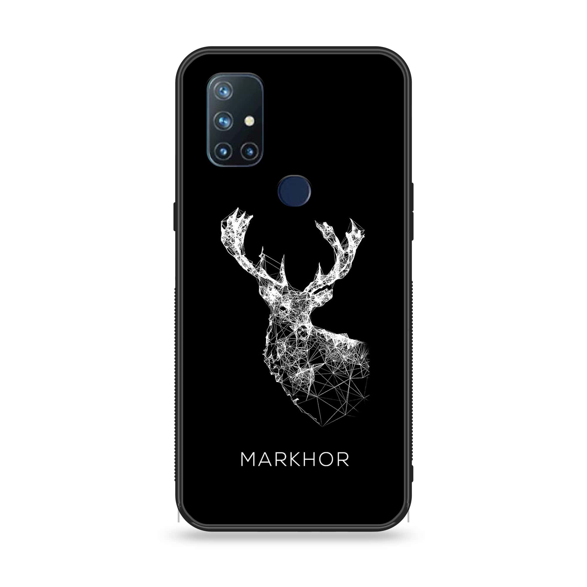 OnePlus Nord N10 - Markhor Series - Premium Printed Glass soft Bumper shock Proof Case