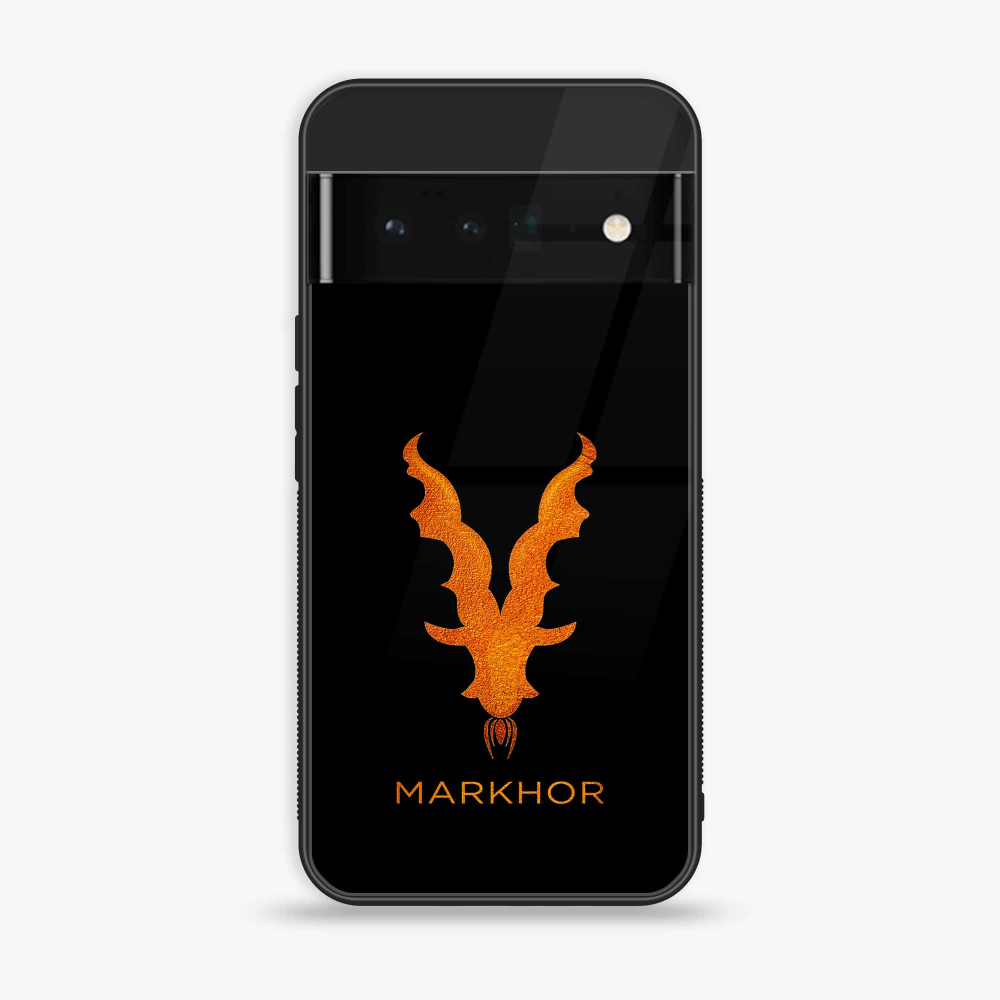 Google Pixel 6 - Markhor Series - Premium Printed Glass soft Bumper shock Proof Case
