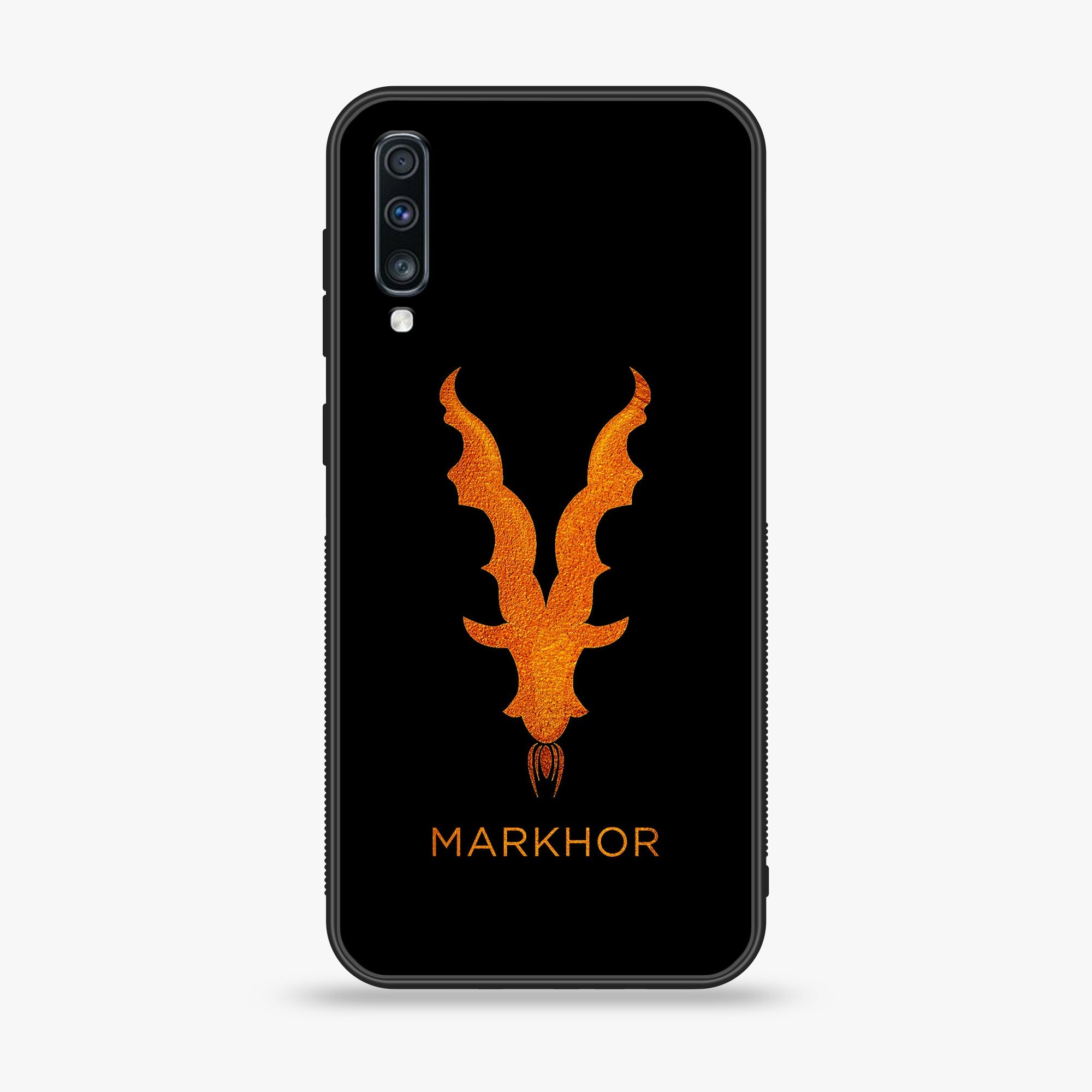 Huawei Y9s  -Markhor Series - Premium Printed Glass soft Bumper shock Proof Case