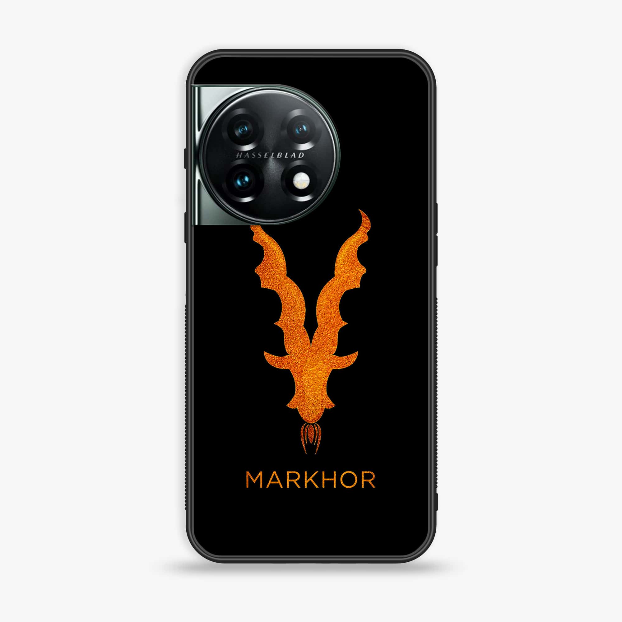 OnePlus 11R -Markhor Series- Premium Printed Glass soft Bumper shock Proof Case