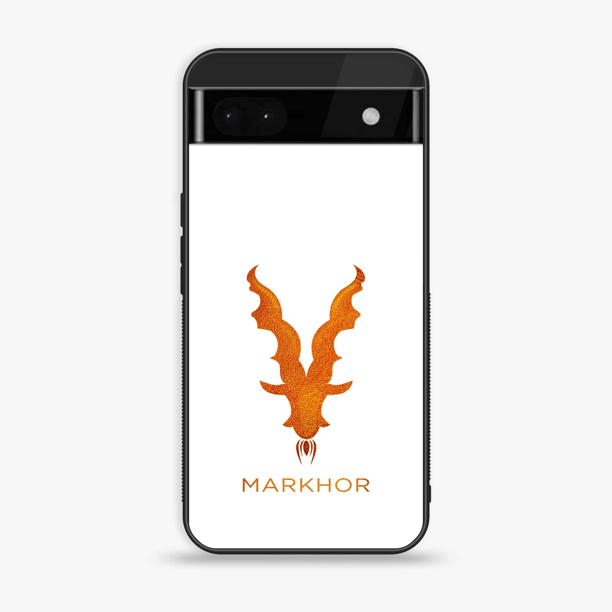 Google Pixel 6A - Markhor Series - Premium Printed Glass soft Bumper shock Proof Case