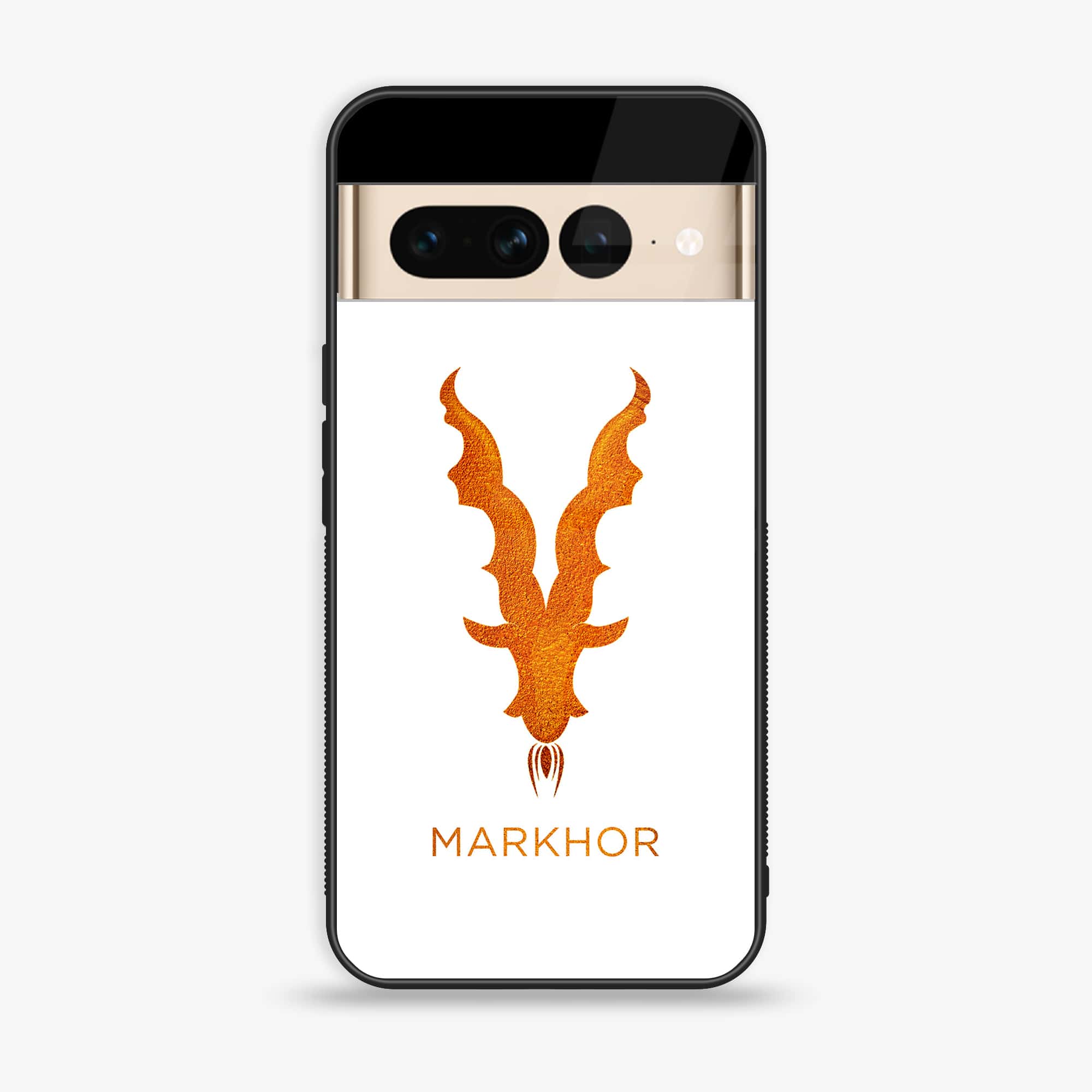 Google Pixel 7 Pro - Markhor Series - Premium Printed Glass soft Bumper shock Proof Case
