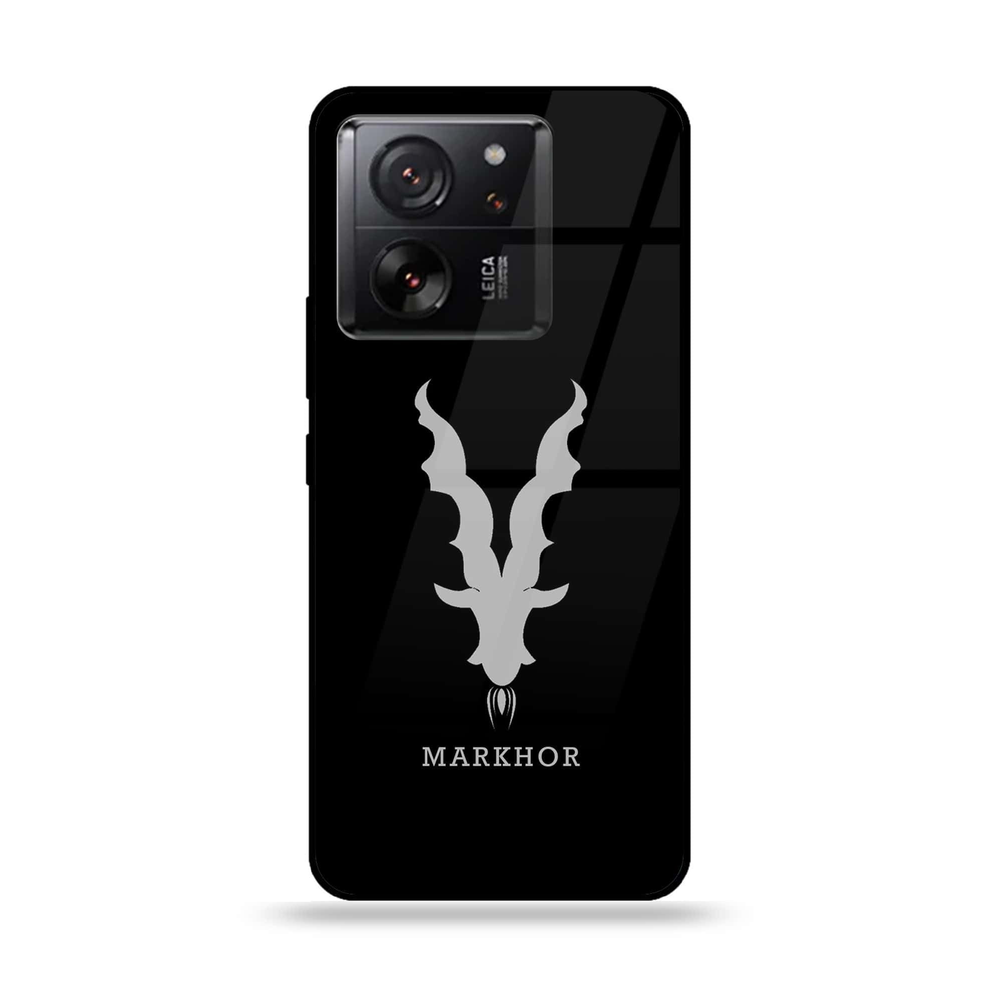 Xiaomi 13T Pro - Markhor Series - Premium Printed Glass soft Bumper shock Proof Case