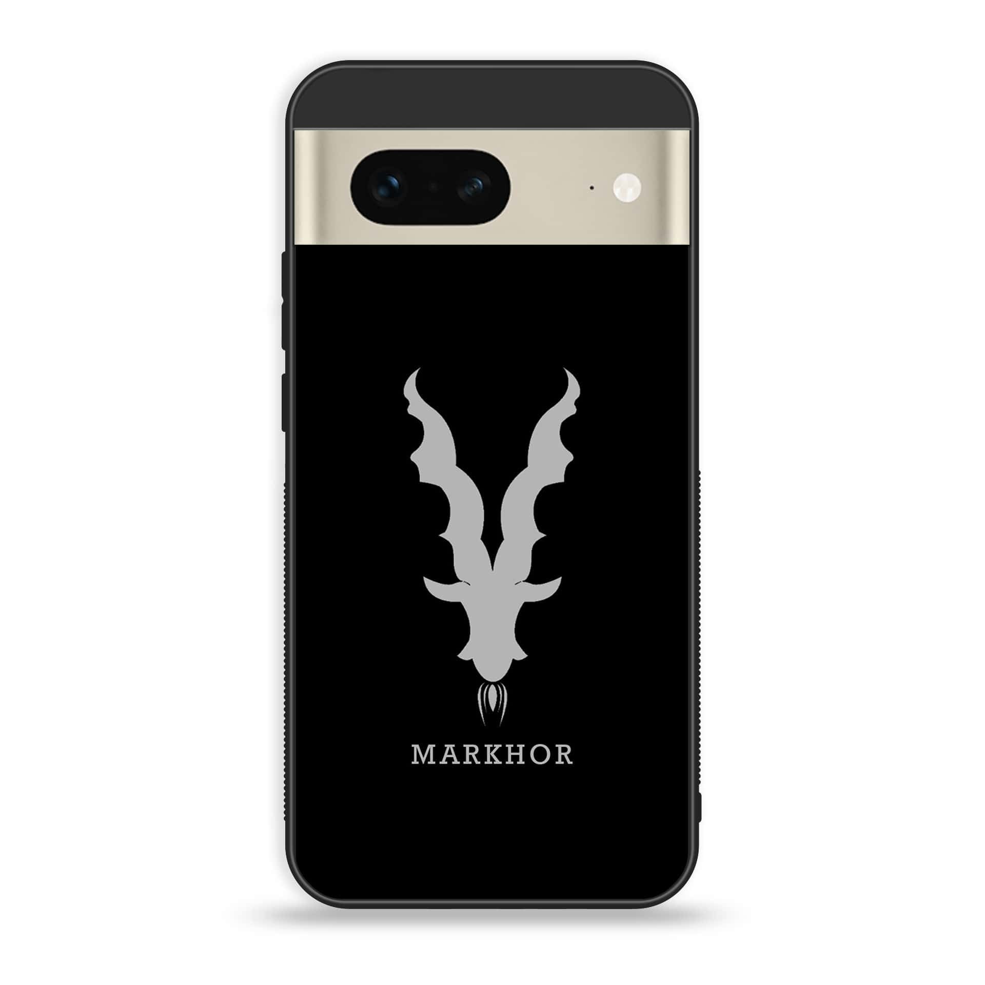 Google Pixel 7 - Markhor Series - Premium Printed Glass soft Bumper shock Proof Case