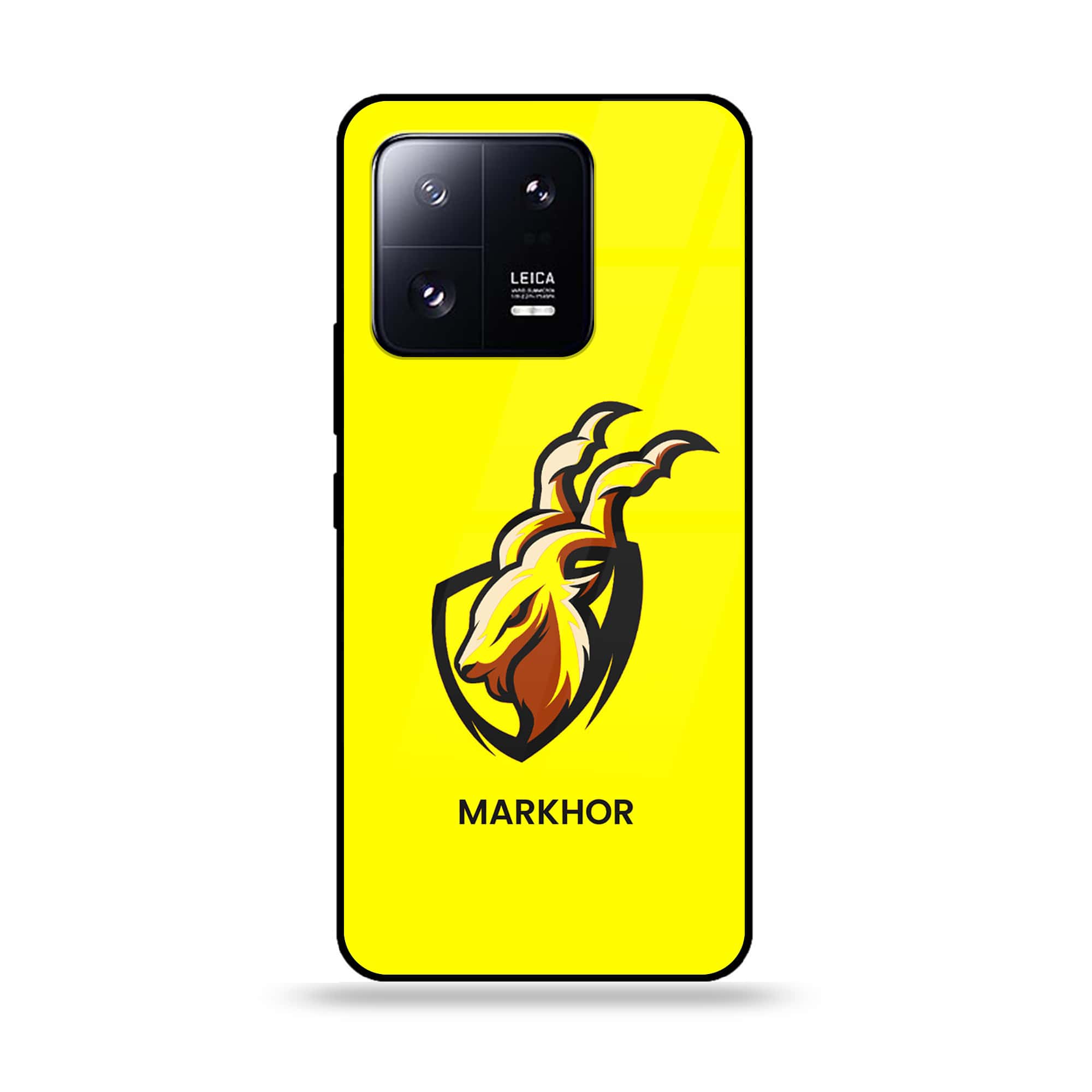 Xiaomi 13 Pro - Markhor Series - Premium Printed Glass soft Bumper shock Proof Case