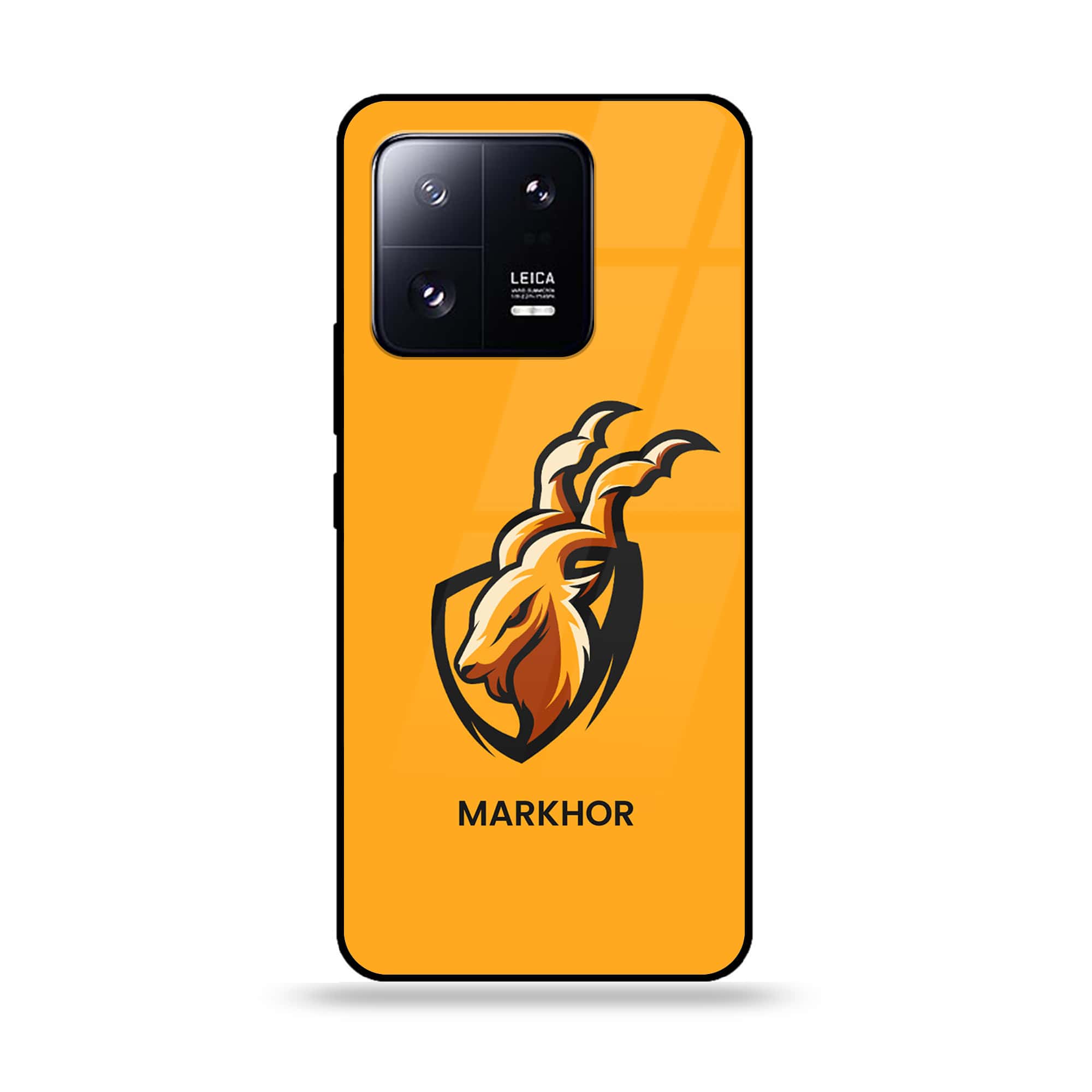 Xiaomi 13 Pro - Markhor Series - Premium Printed Glass soft Bumper shock Proof Case