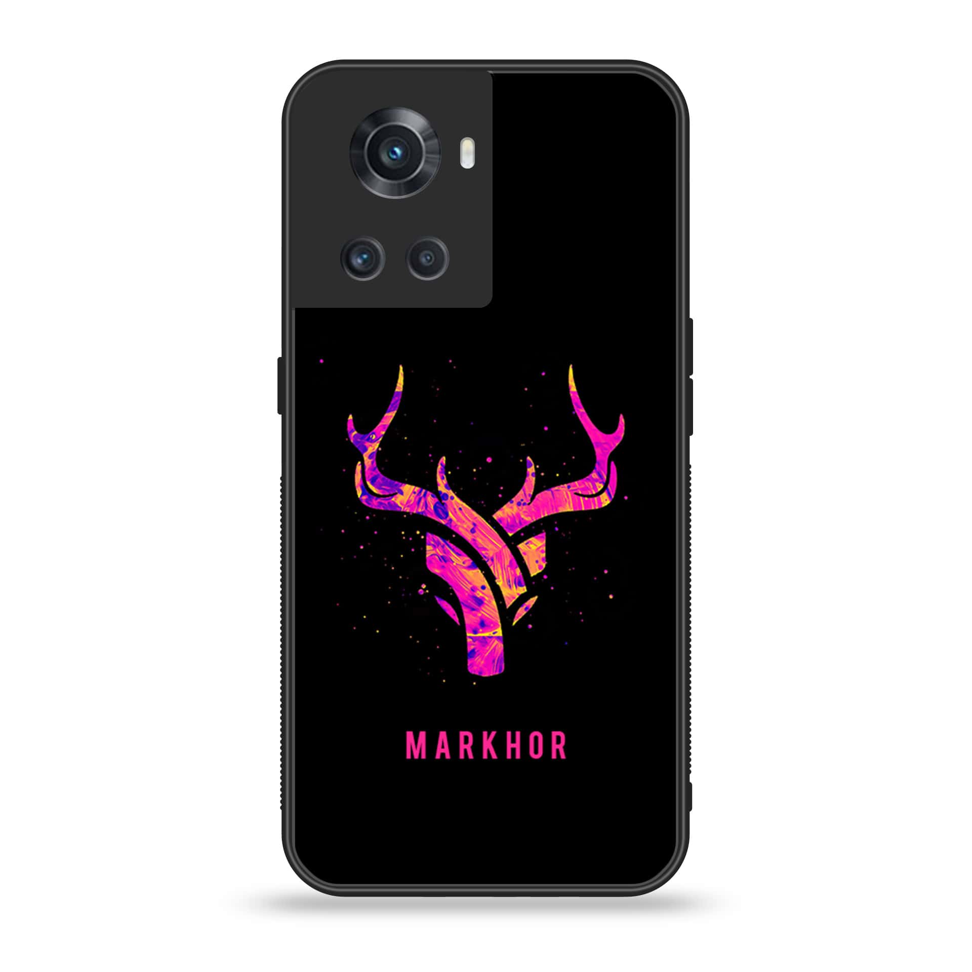 OnePlus Ace 5G -  Markhor Series - Premium Printed Glass soft Bumper shock Proof Case