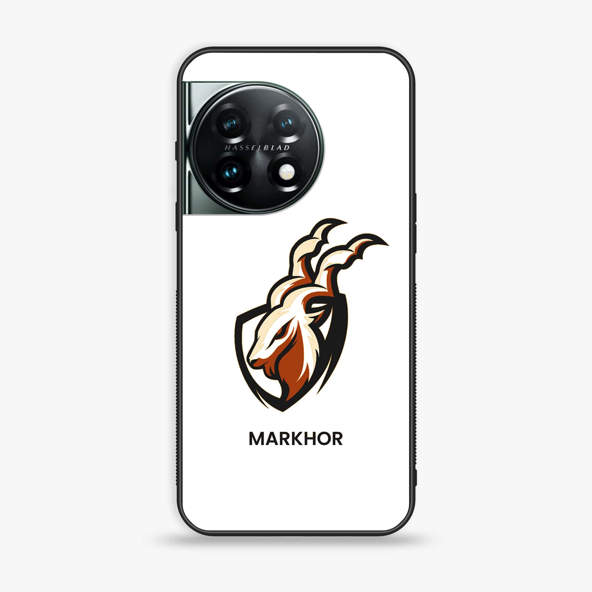 OnePlus 11R -Markhor Series- Premium Printed Glass soft Bumper shock Proof Case
