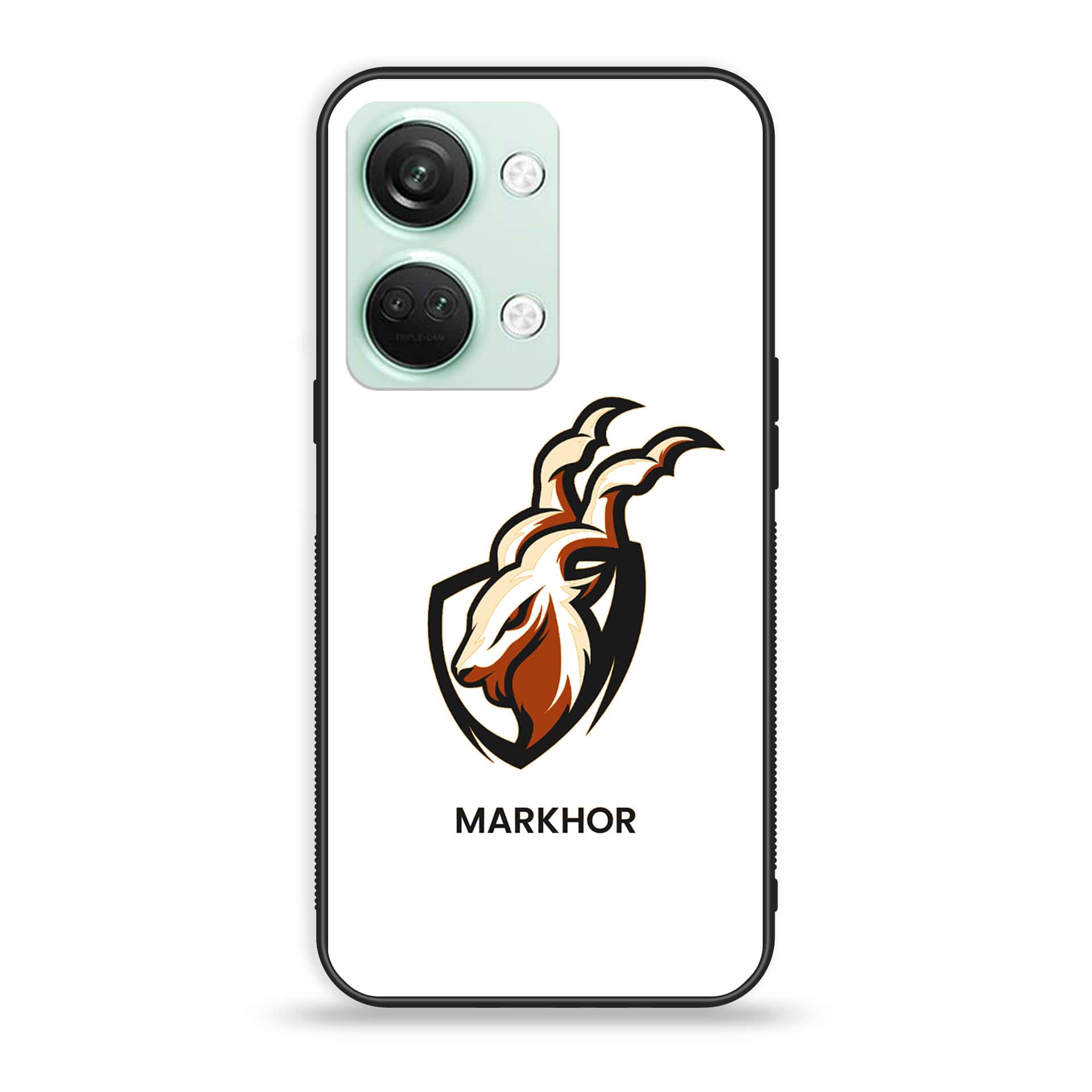 OnePlus Nord 3 5G - Markhor Series - Premium Printed Glass soft Bumper shock Proof Case