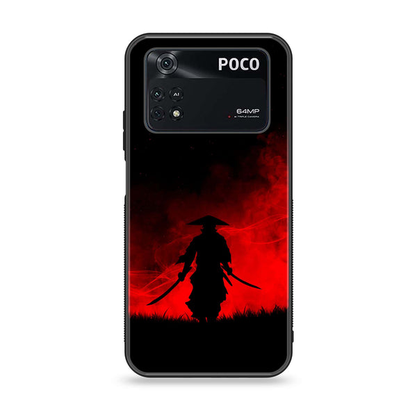Xiaomi Poco M4 Pro 4G - Ninja Series - Premium Printed Glass soft Bumper shock Proof Case