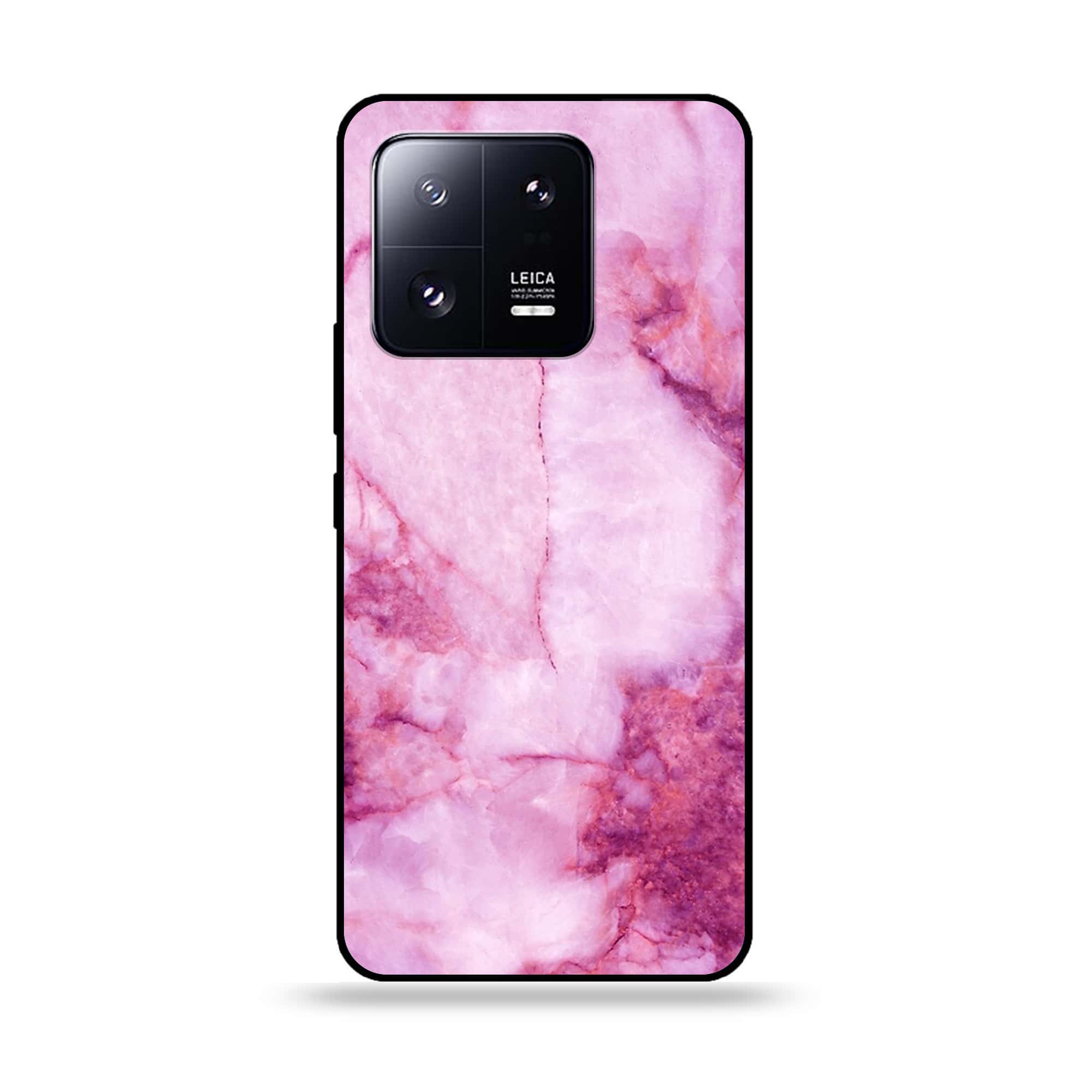 Xiaomi 13 Pro - Pink Marble Series - Premium Printed Glass soft Bumper shock Proof Case
