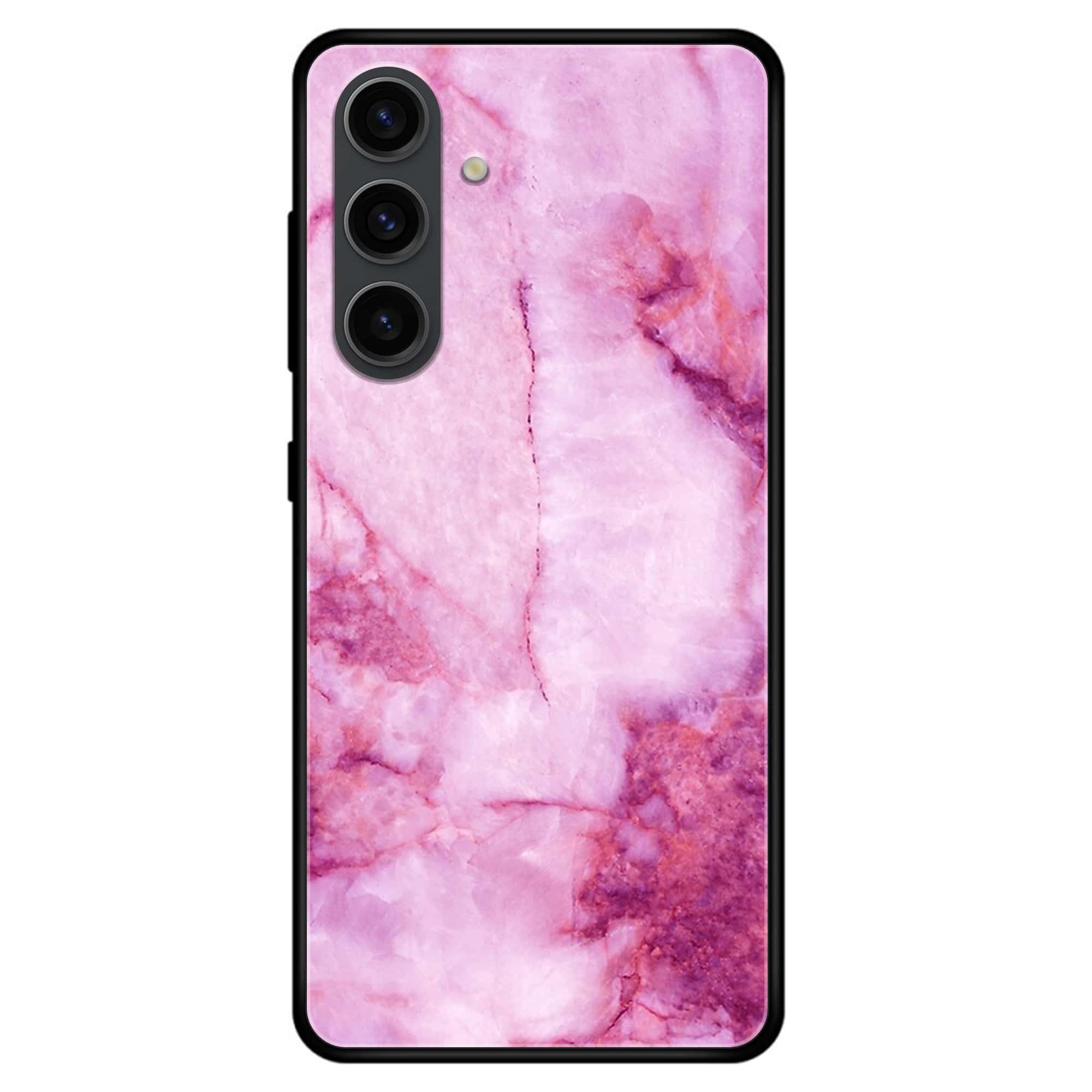 Samsung Galaxy S23 FE - Pink Marble Series - Premium Printed Glass soft Bumper shock Proof Case