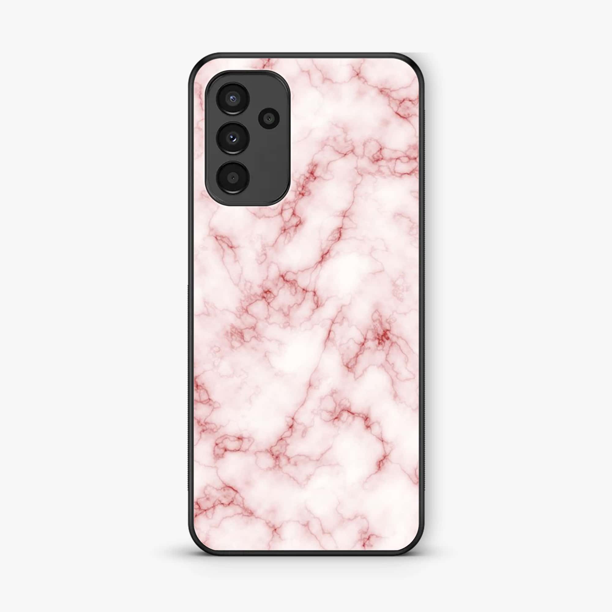 Samsung Galaxy A04s - Pink Marble Series - Premium Printed Glass soft Bumper shock Proof Case