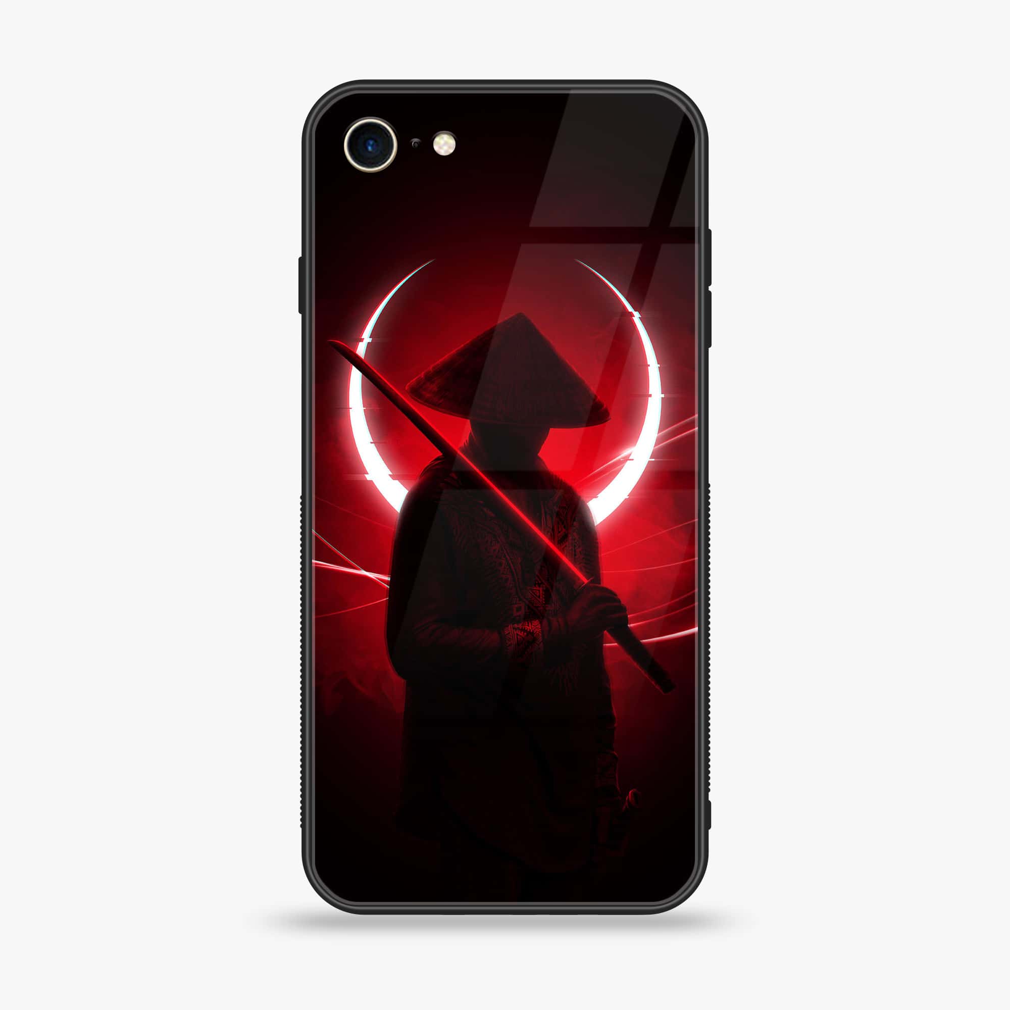 iPhone SE 2022 - Ninja Series - Premium Printed Glass soft Bumper shock Proof Case