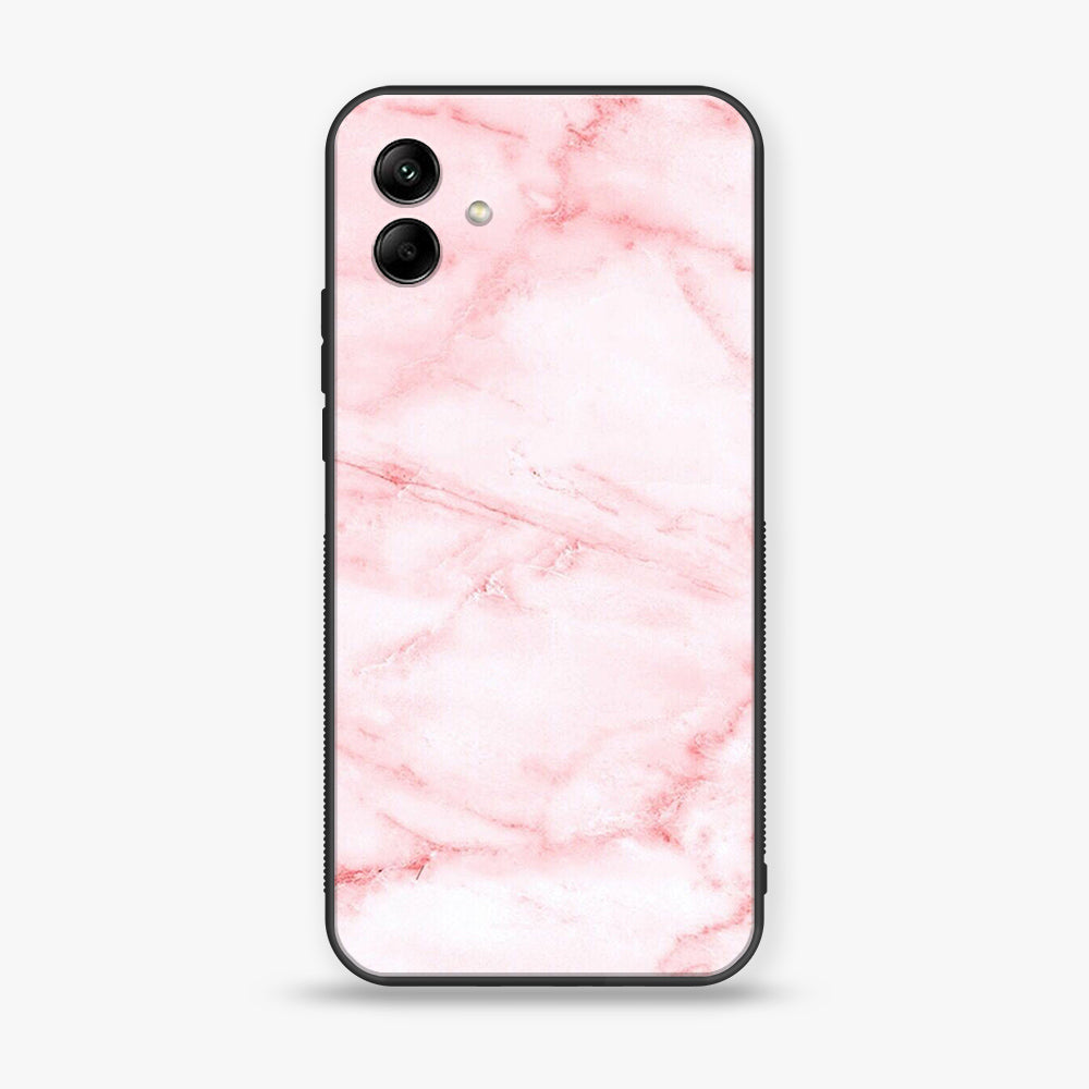 Samsung Galaxy A04e - Pink Marble Series - Premium Printed Glass soft Bumper shock Proof Case