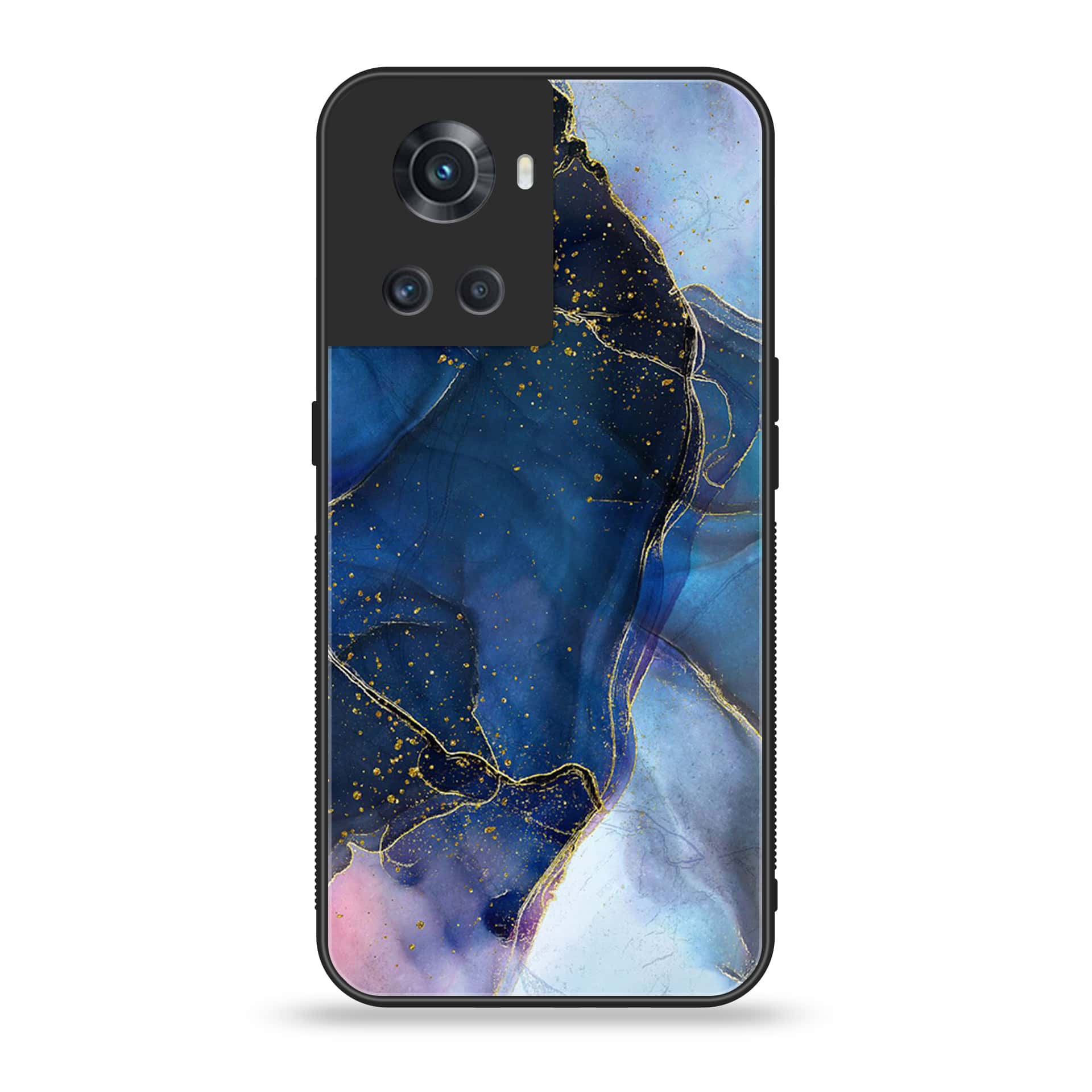 OnePlus Ace 5G - Blue Marble Series - Premium Printed Glass soft Bumper shock Proof Case