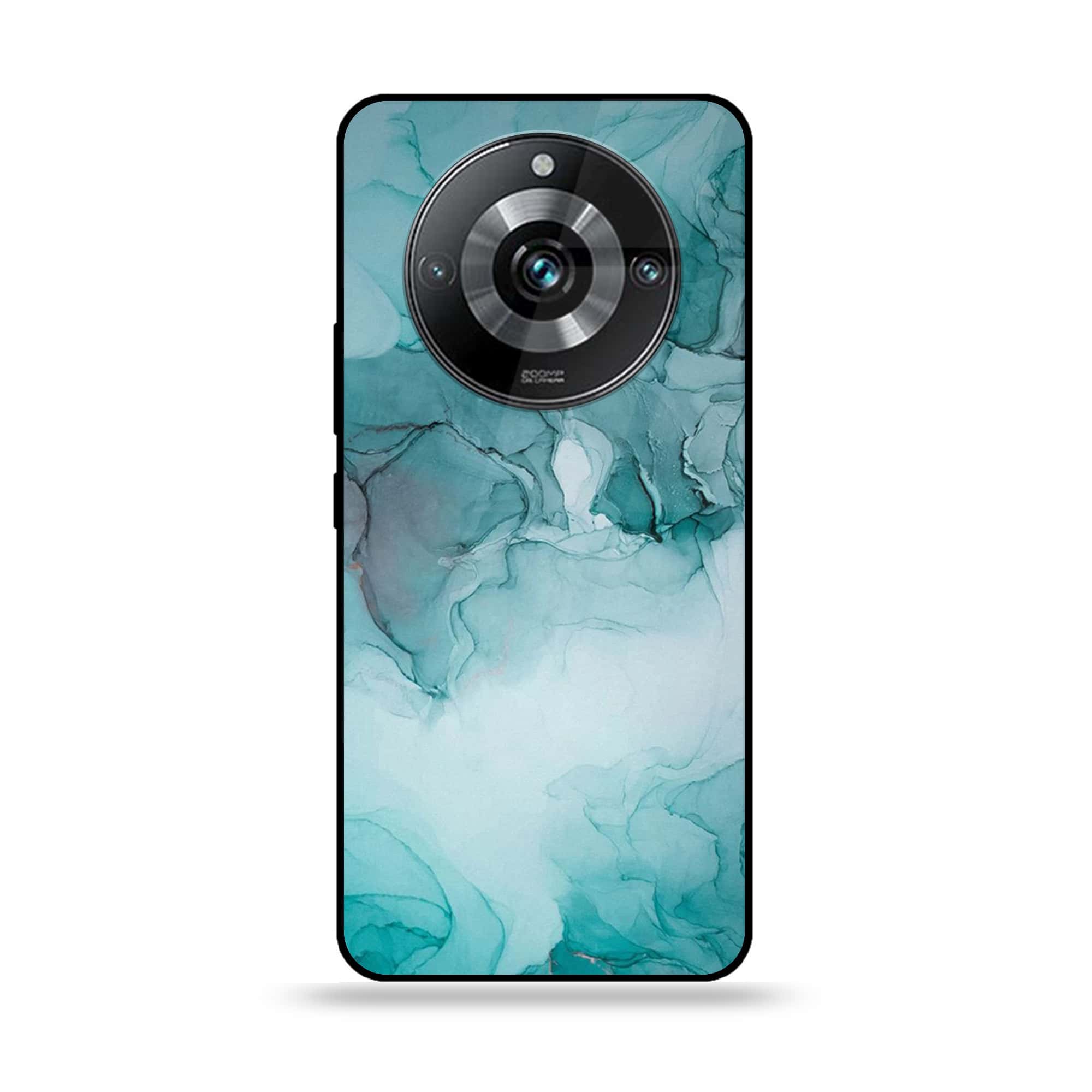 Realme 11 Pro Plus - Blue Marble Series - Premium Printed Glass soft Bumper shock Proof Case