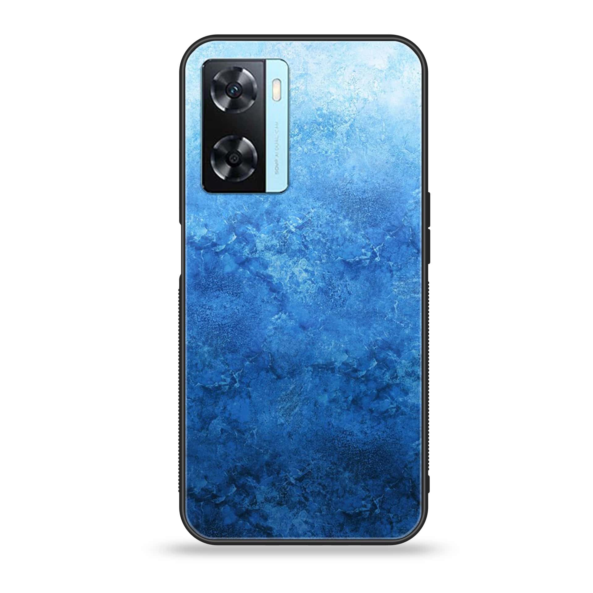 OnePlus Nord N20 SE - Blue Marble Series - Premium Printed Glass soft Bumper shock Proof Case