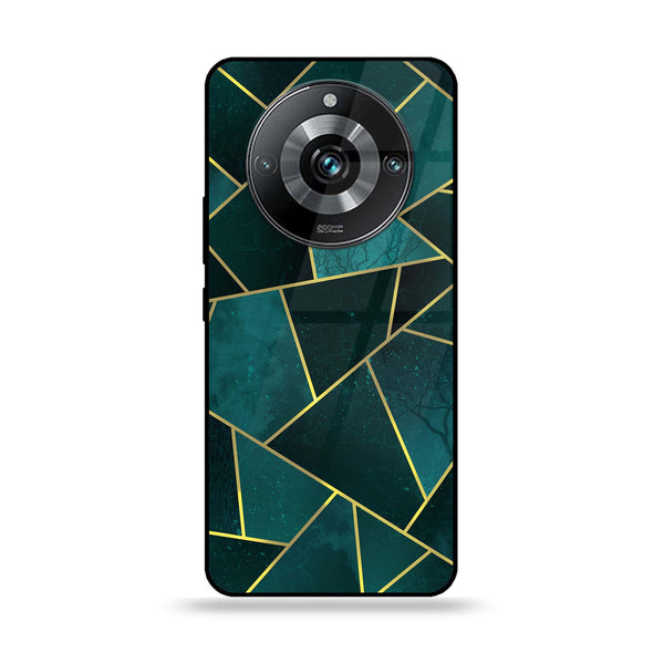 Realme 11 Pro Plus - Geometric Marble Series - Premium Printed Glass soft Bumper shock Proof Case