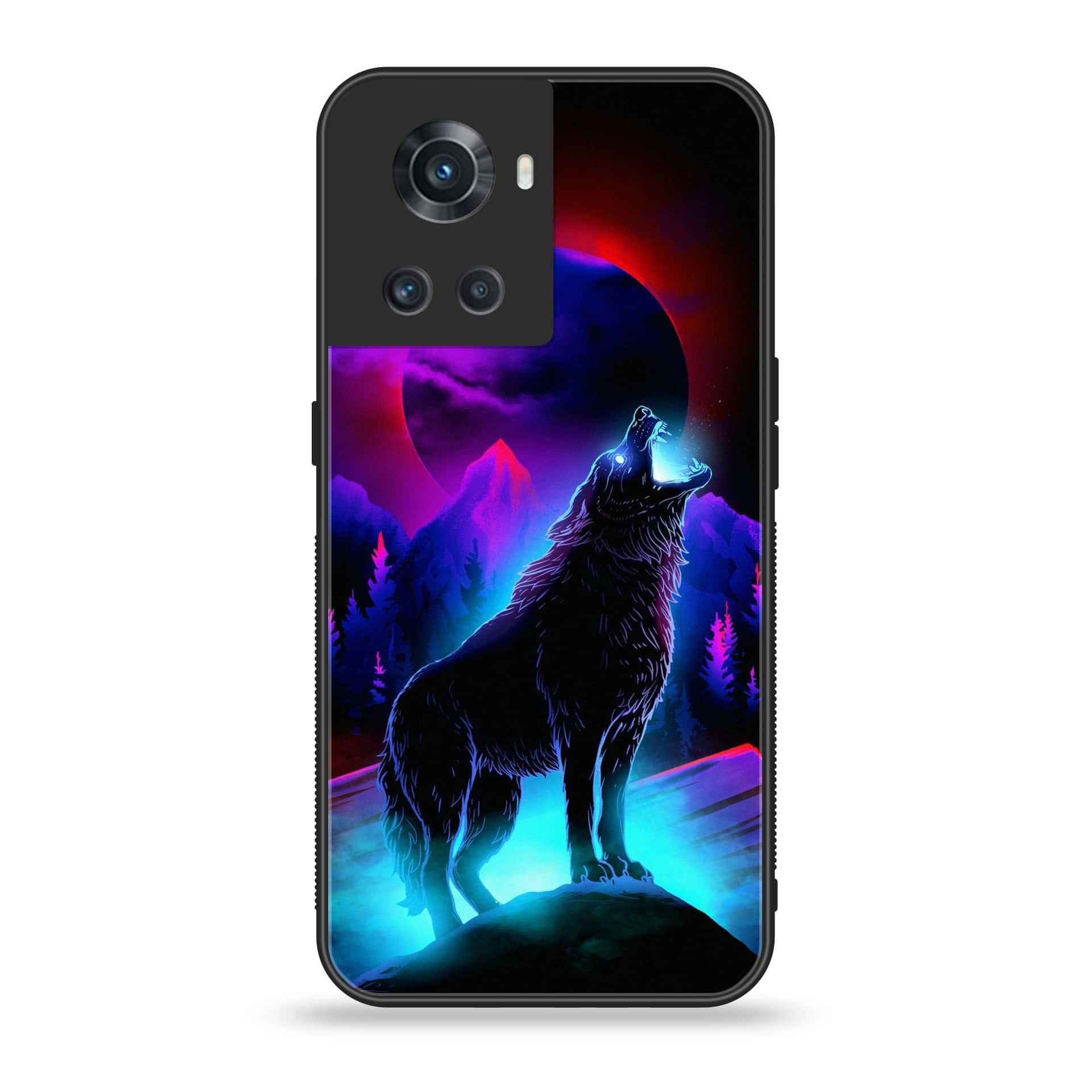 OnePlus Ace 5G -  Wolf Series - Premium Printed Glass soft Bumper shock Proof Case