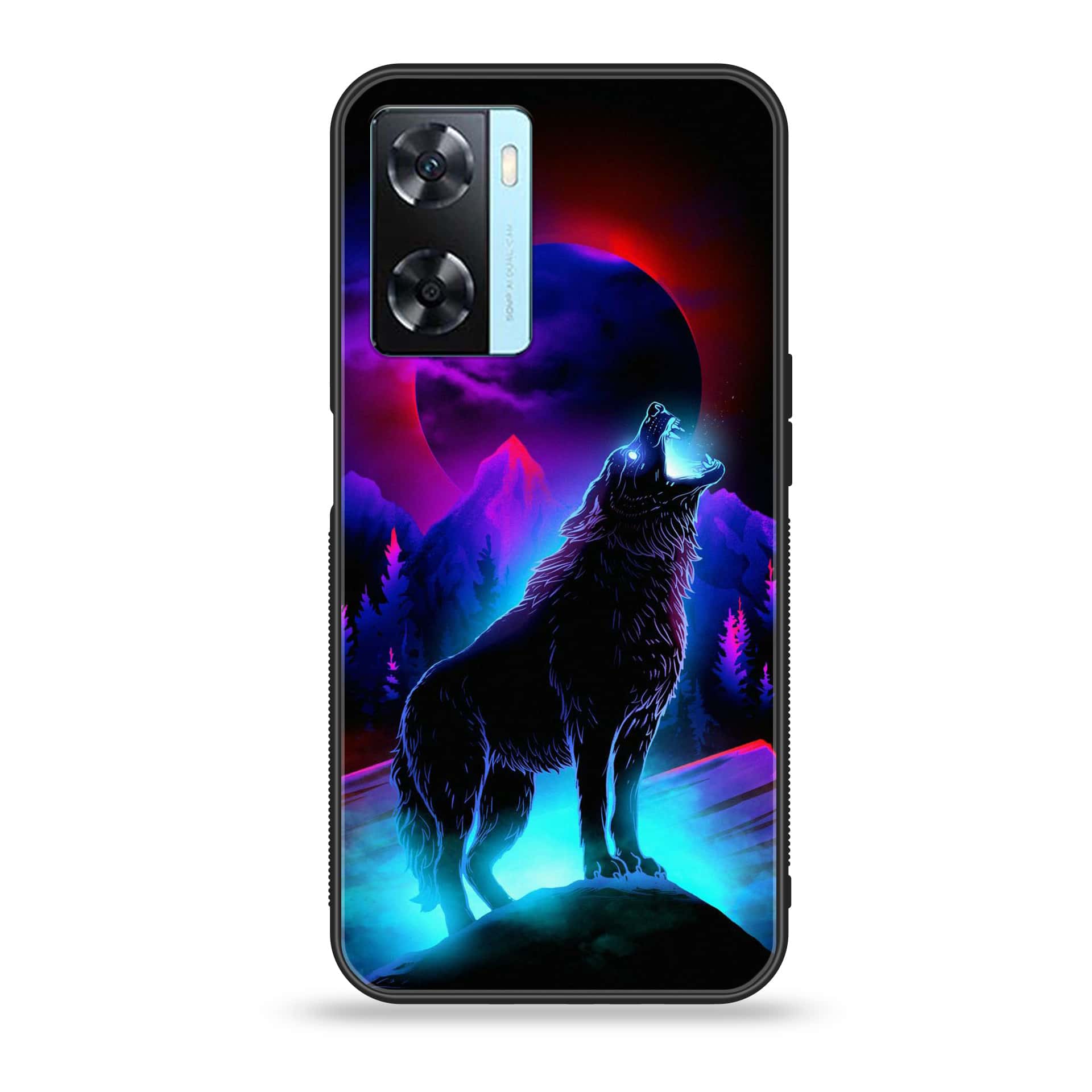 OnePlus Nord N20 SE - Wolf Series - Premium Printed Glass soft Bumper shock Proof Case