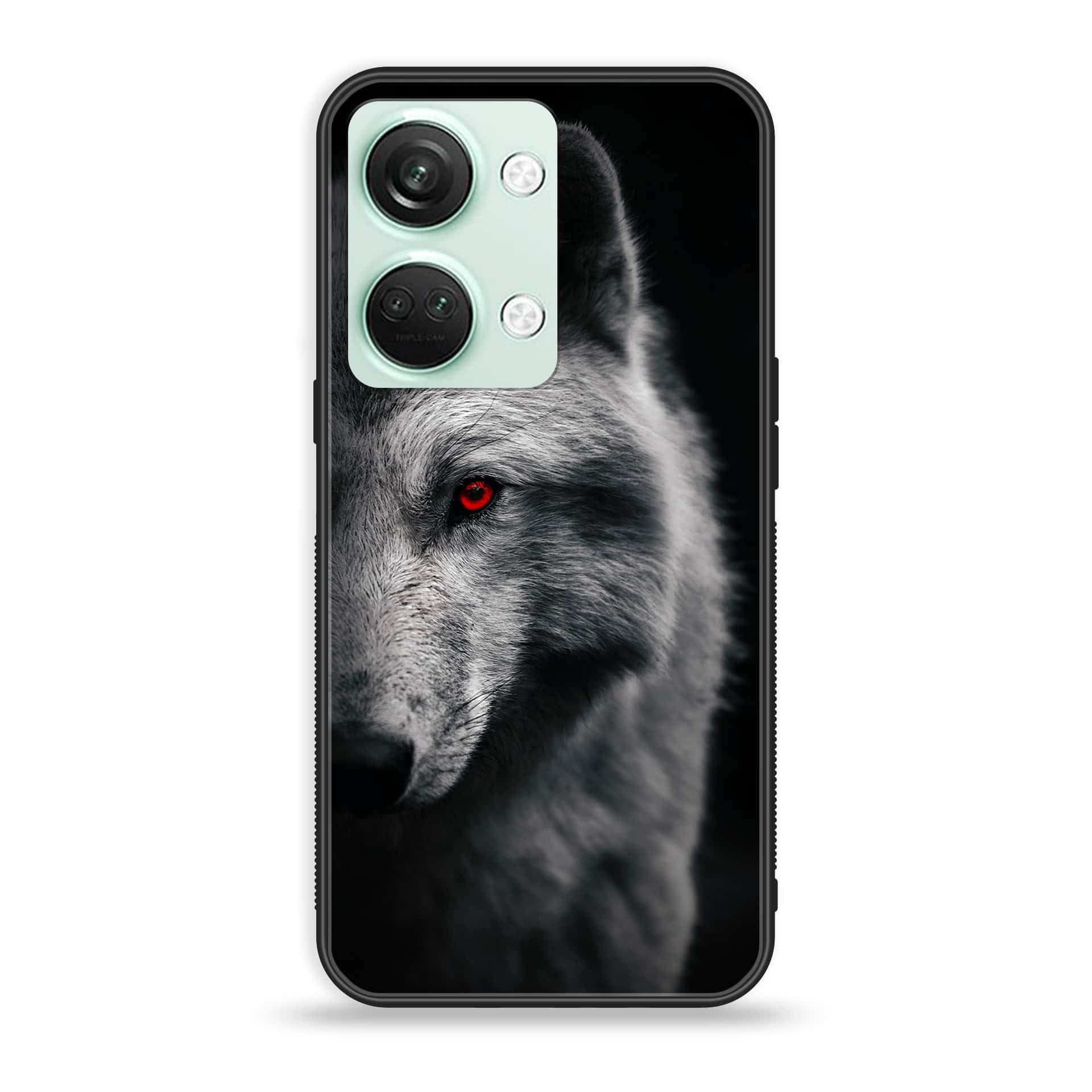 OnePlus Nord 3 5G - Wolf Series - Premium Printed Glass soft Bumper shock Proof Case
