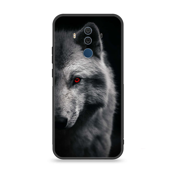 Huawei Mate 10 Pro - Wolf Series - Premium Printed Glass soft Bumper shock Proof Case
