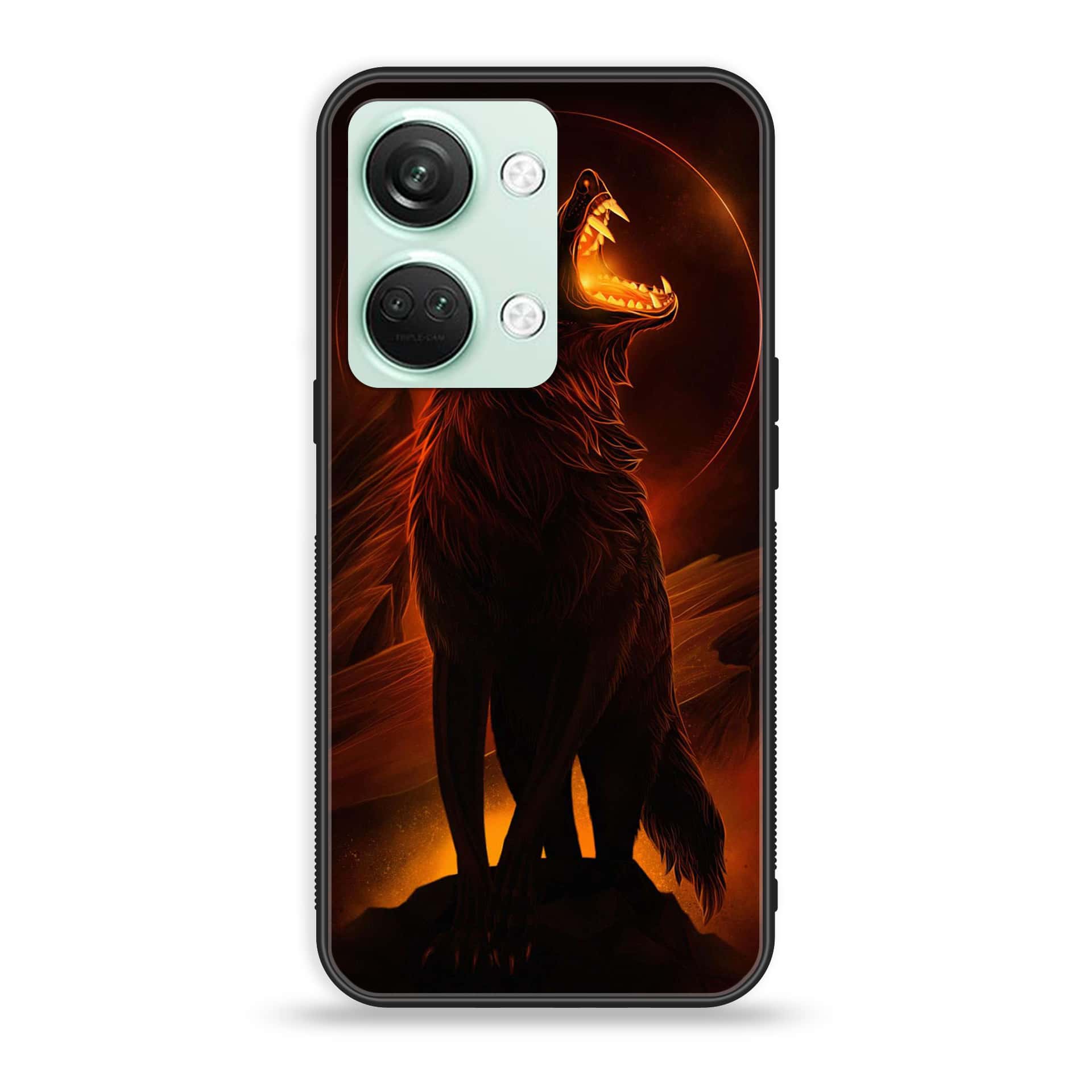 OnePlus Nord 3 5G - Wolf Series - Premium Printed Glass soft Bumper shock Proof Case