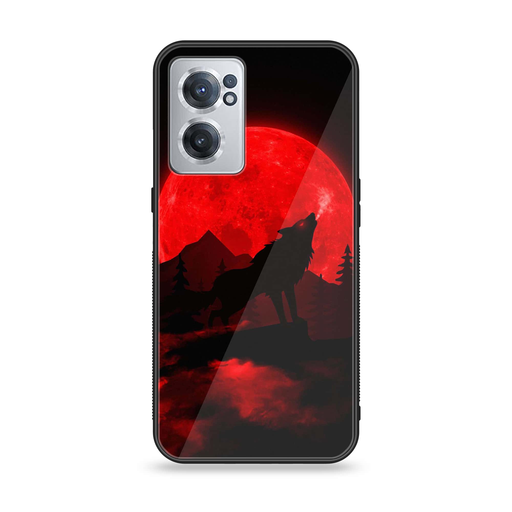 OnePlus Nord CE 2 5G - Wolf Series - Premium Printed Glass soft Bumper shock Proof Case
