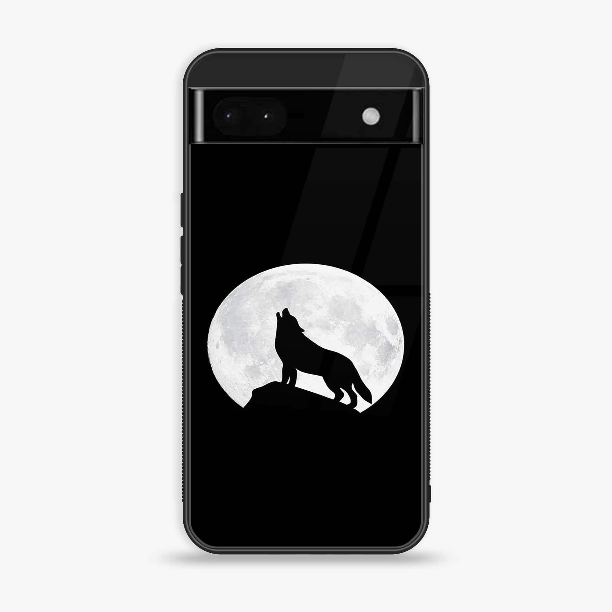 Google Pixel 6A - Wolf Series - Premium Printed Glass soft Bumper shock Proof Case