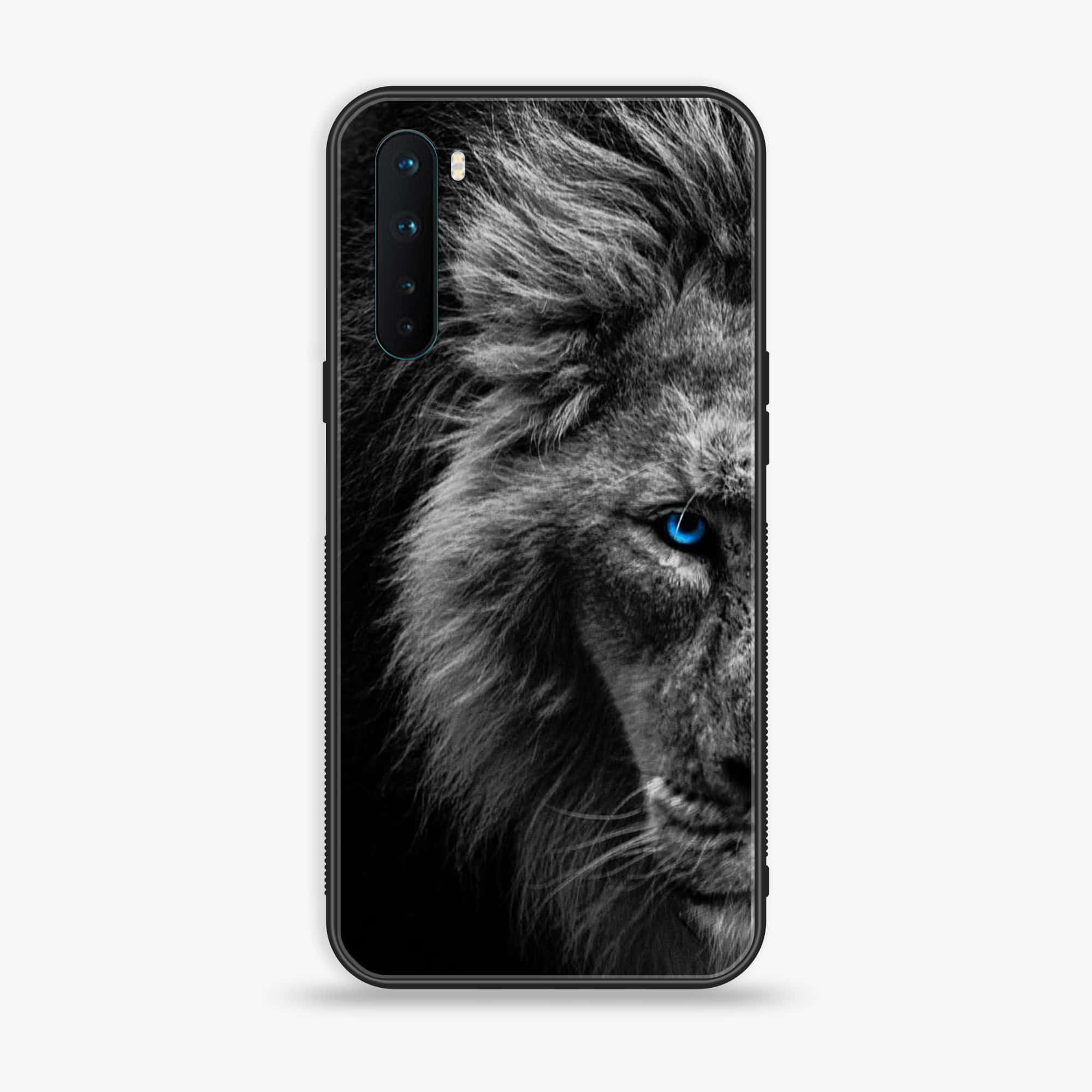 OnePlus Nord - Tiger Series - Premium Printed Glass soft Bumper shock Proof Case