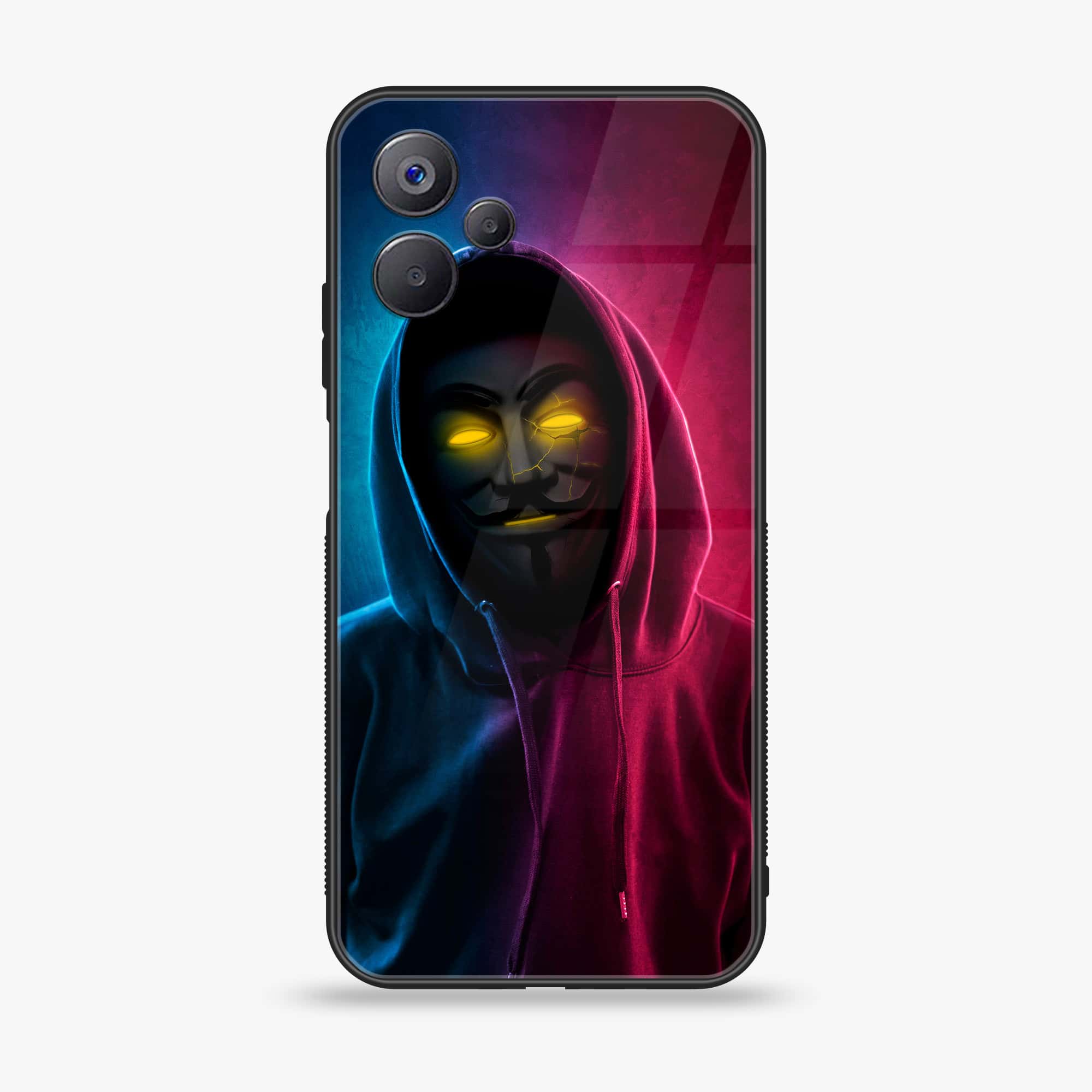 Realme 10 5G - Anonymous 2.0 Series - Premium Printed Glass soft Bumper shock Proof Case