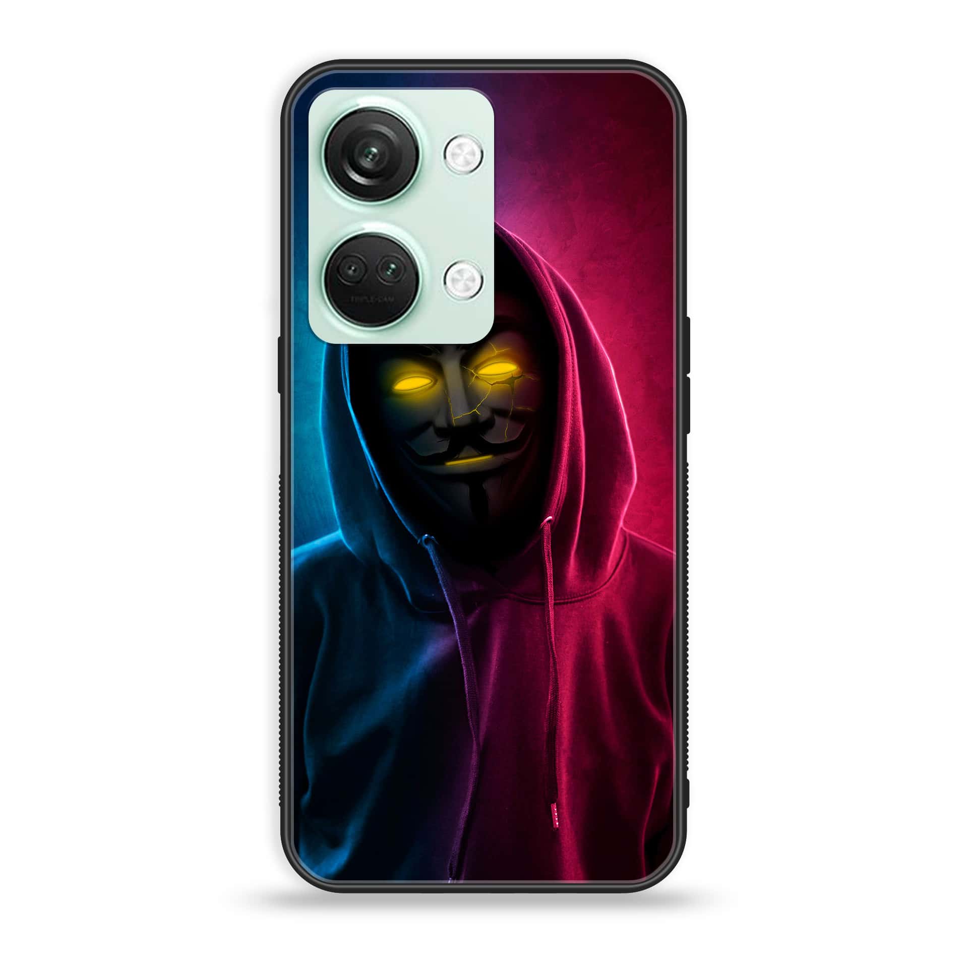 OnePlus Nord 3 5G - Anonymous 2.0 Series - Premium Printed Glass soft Bumper shock Proof Case