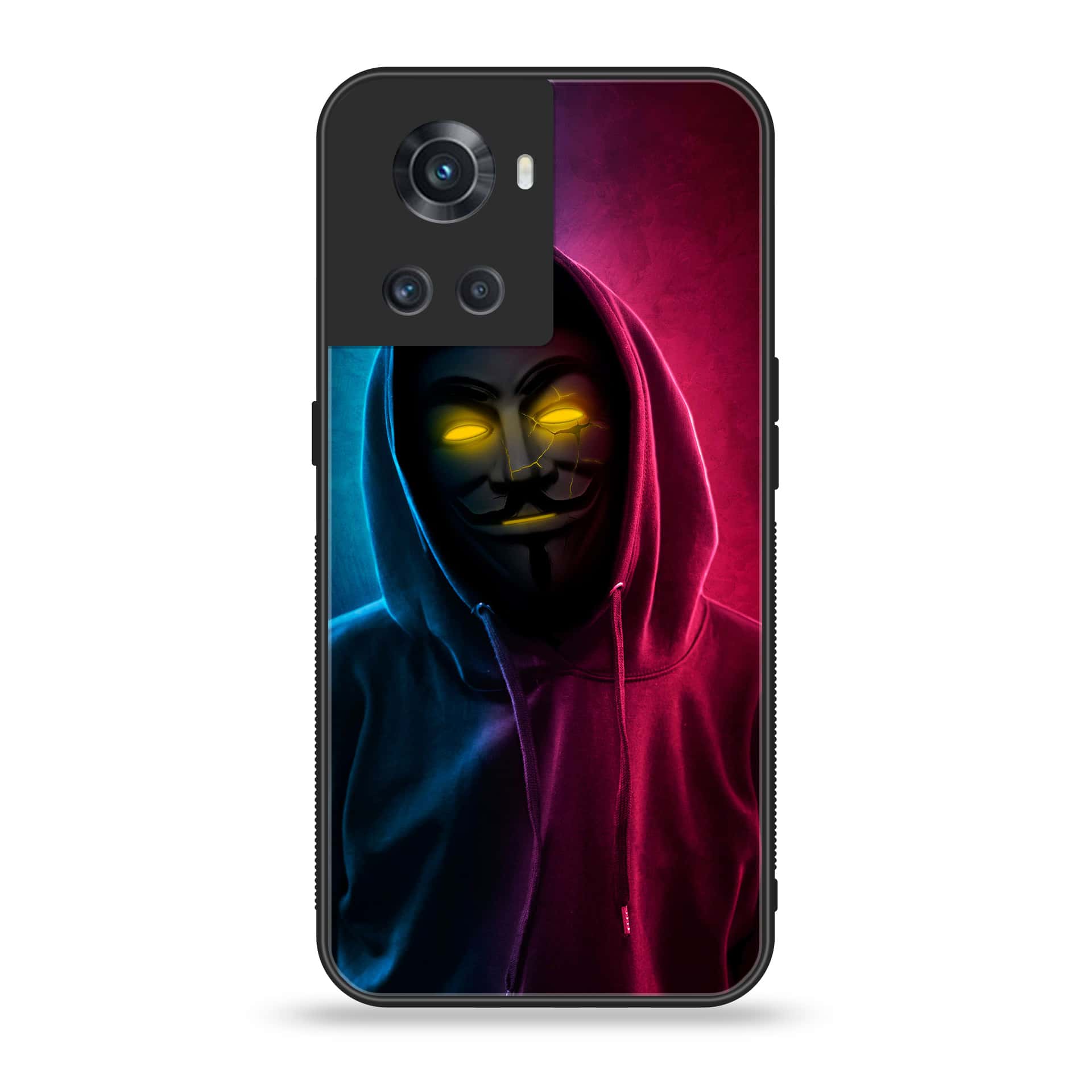 OnePlus Ace 5G - Anonymous 2.0 Series - Premium Printed Glass soft Bumper shock Proof Case