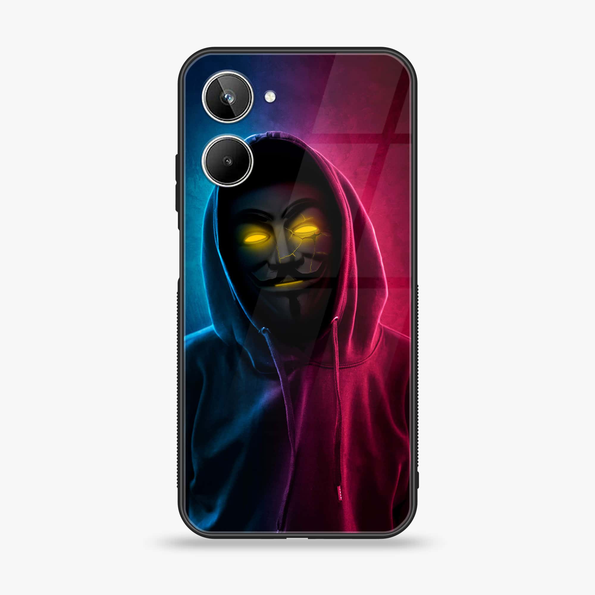 Realme 10 4G - Anonymous 2.0 Series - Premium Printed Glass soft Bumper shock Proof Case
