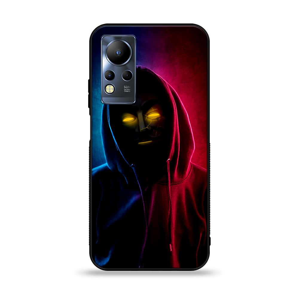 Infinix Note 12 G88 - Anonymous 2.0 Series - Premium Printed Glass soft Bumper shock Proof Case