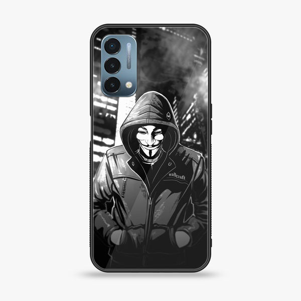 OnePlus Nord N200 5G - Anonymous 2.0 Series - Premium Printed Glass soft Bumper shock Proof Case