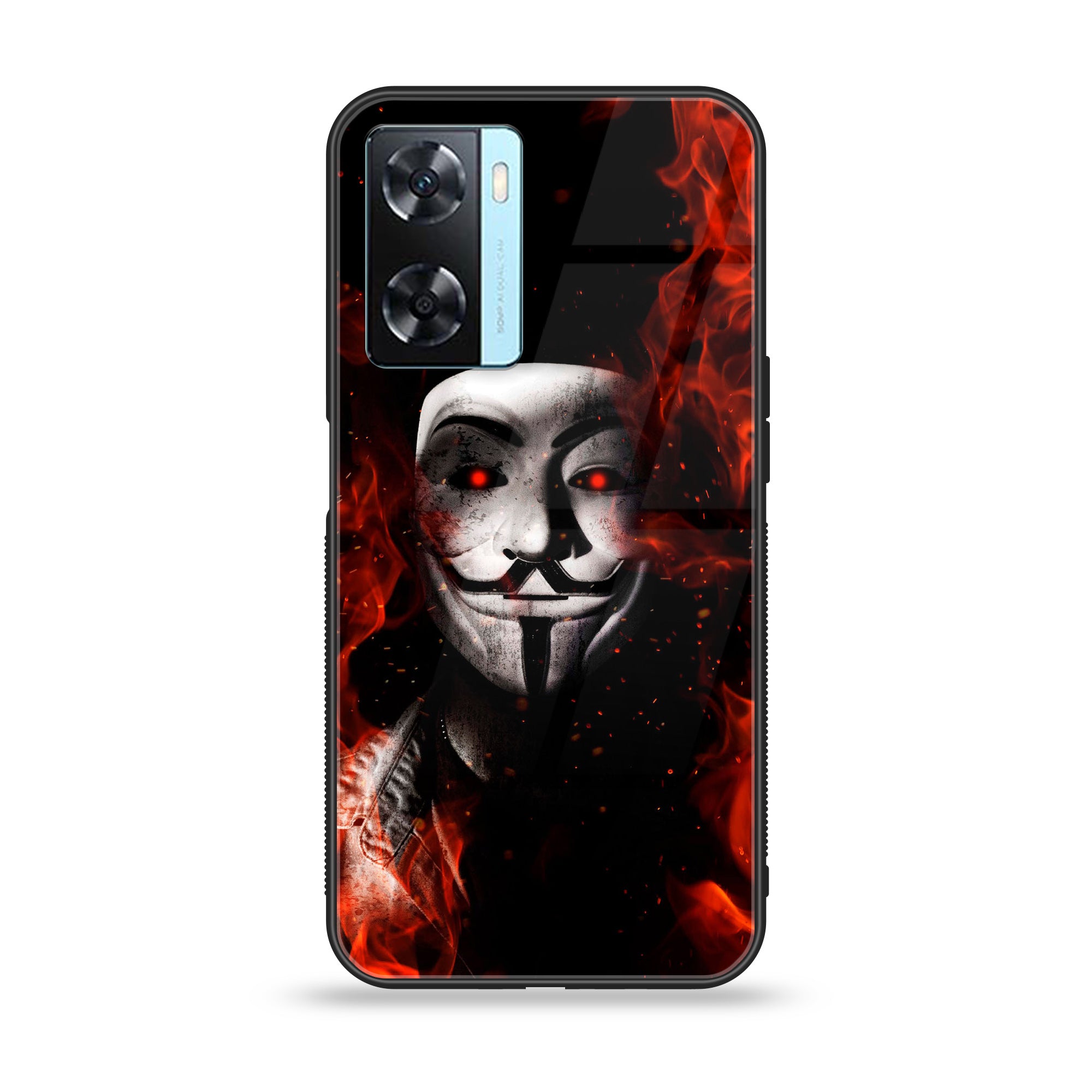 OnePlus Nord N20 SE - Anonymous 2.0 Series - Premium Printed Glass soft Bumper shock Proof Case