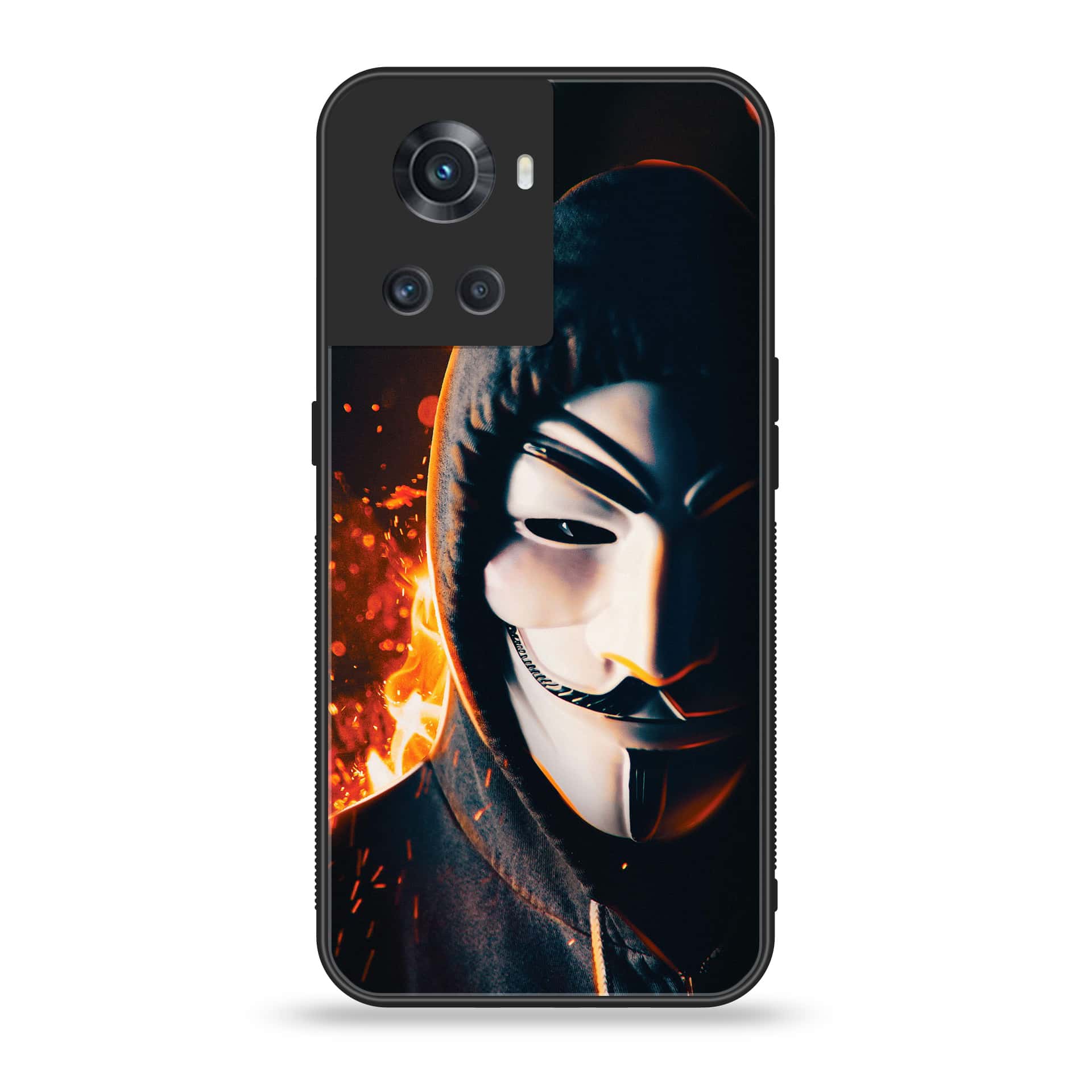 OnePlus Ace 5G - Anonymous 2.0 Series - Premium Printed Glass soft Bumper shock Proof Case