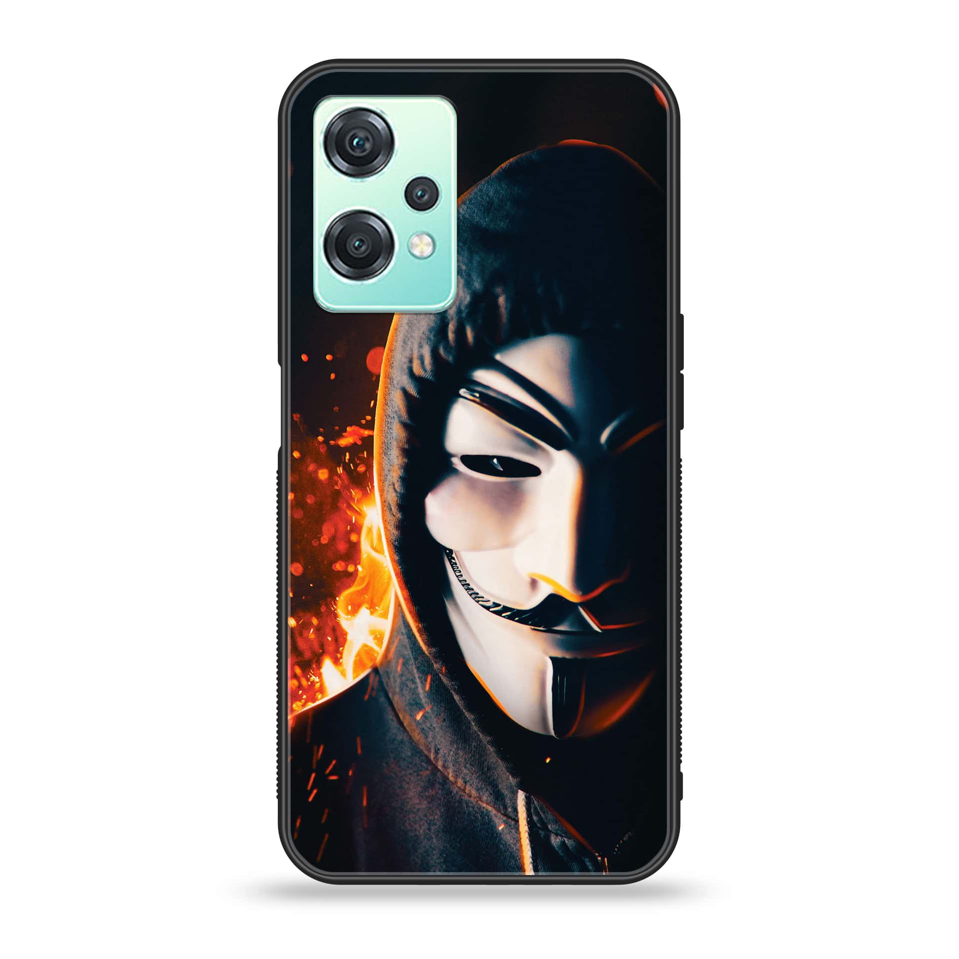 OnePlus Nord CE 2 Lite - Anonymous 2.0 Series - Premium Printed Glass soft Bumper shock Proof Case